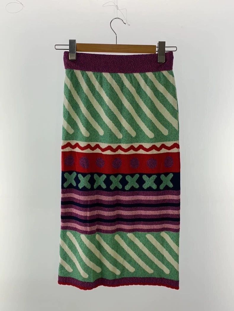 Vivienne Westwood Vivienne Westwood size00 Geometric knitted striped half ski Size 28" / US 6 / IT 42 - 2 Thumbnail