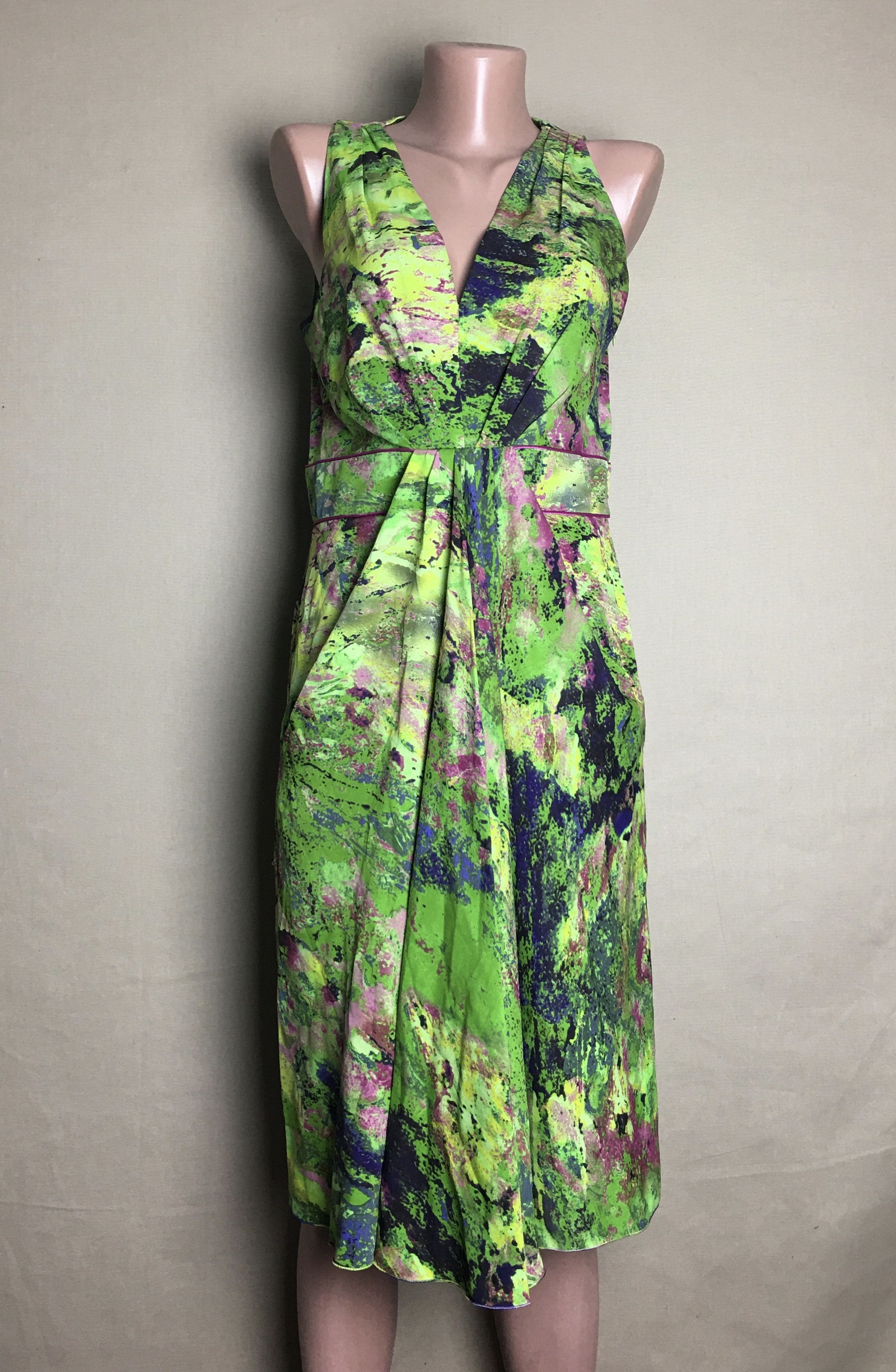 Other Renato Nucci Silk Abstract Print Dress Size EU 40 Size S / US 4 / IT 40 - 1 Thumbnail
