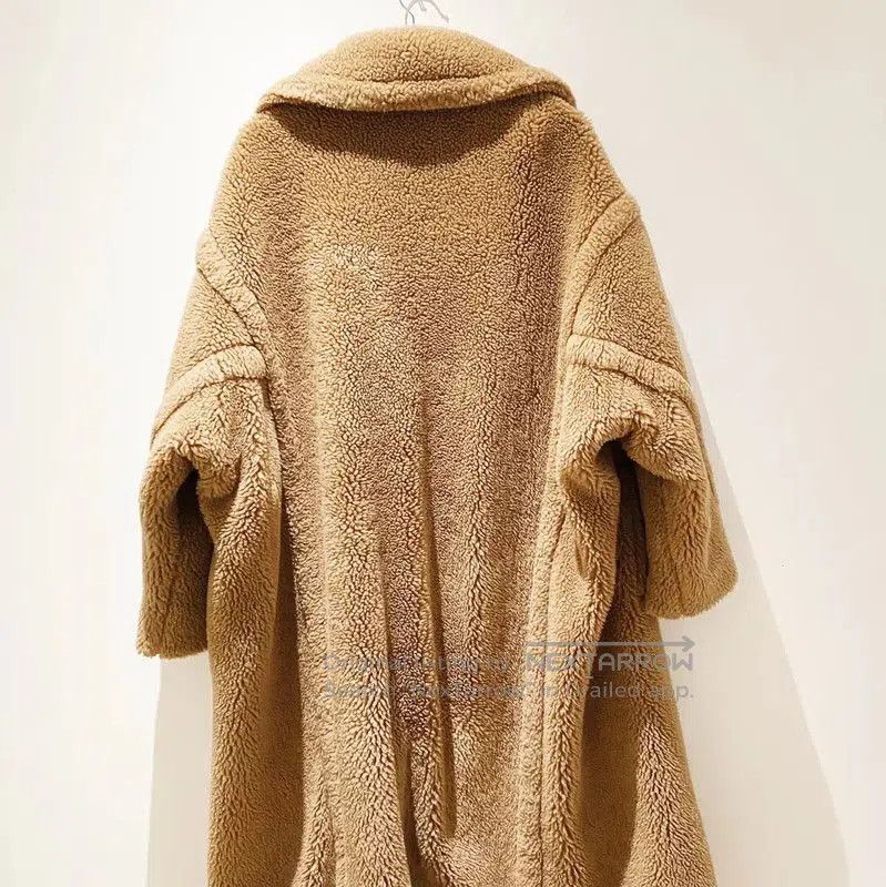 Max Mara MaxMara Brown Faux Fur Women's Coat . Size S / US 4 / IT 40 - 3 Thumbnail