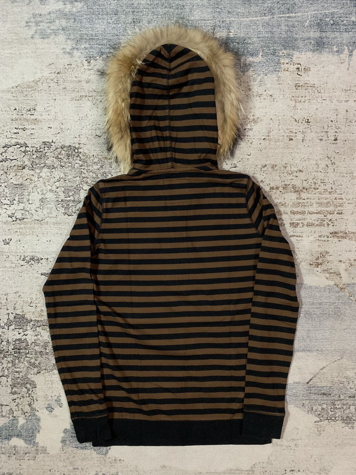 If Six Was Nine Fur Hoodie Striped Ifsixwasnine Lgb Size US S / EU 44-46 / 1 - 2 Thumbnail