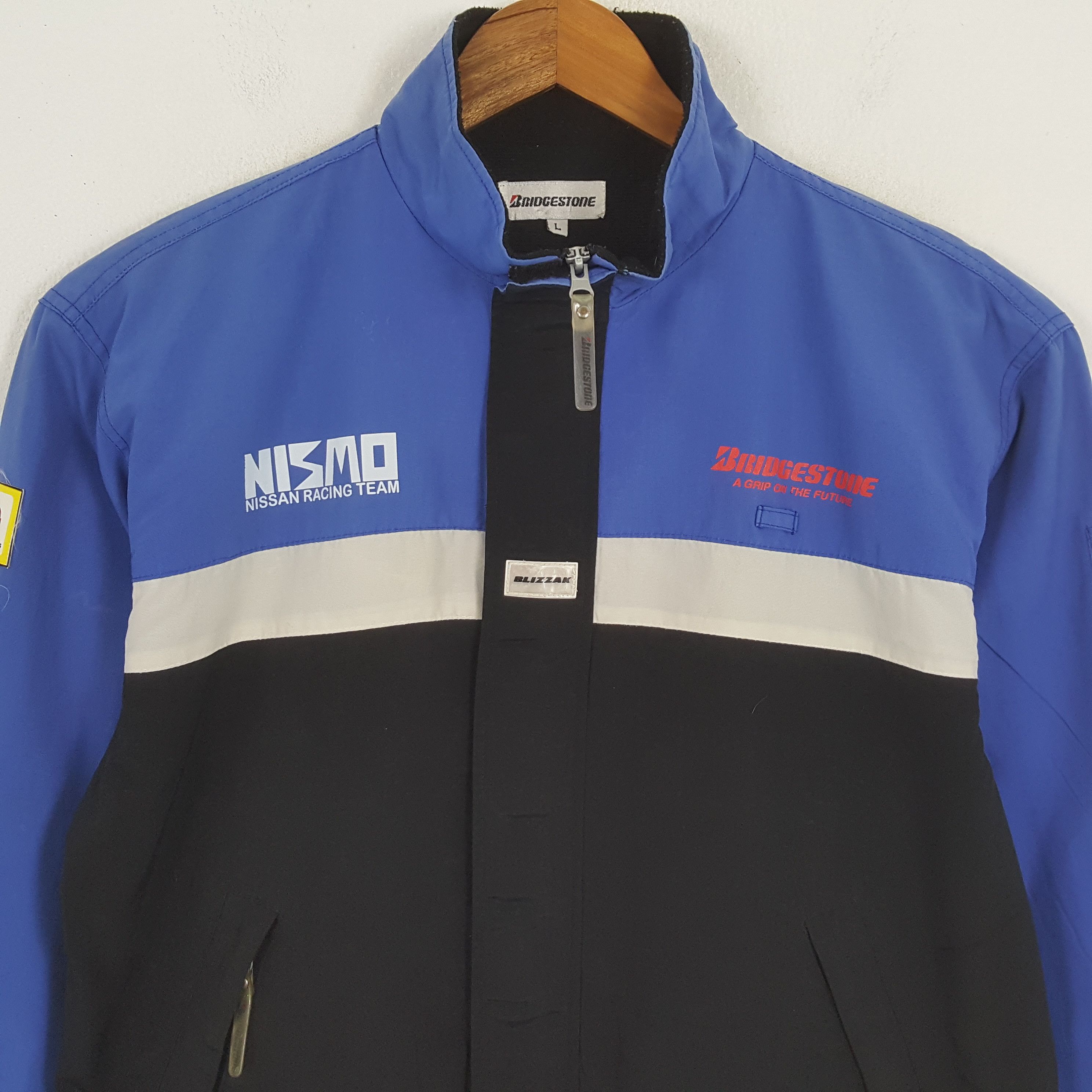 Vintage Vintage BRIDGESTONE NISMO NISSAN RACING TEAM Custom Jacket Size US L / EU 52-54 / 3 - 4 Thumbnail