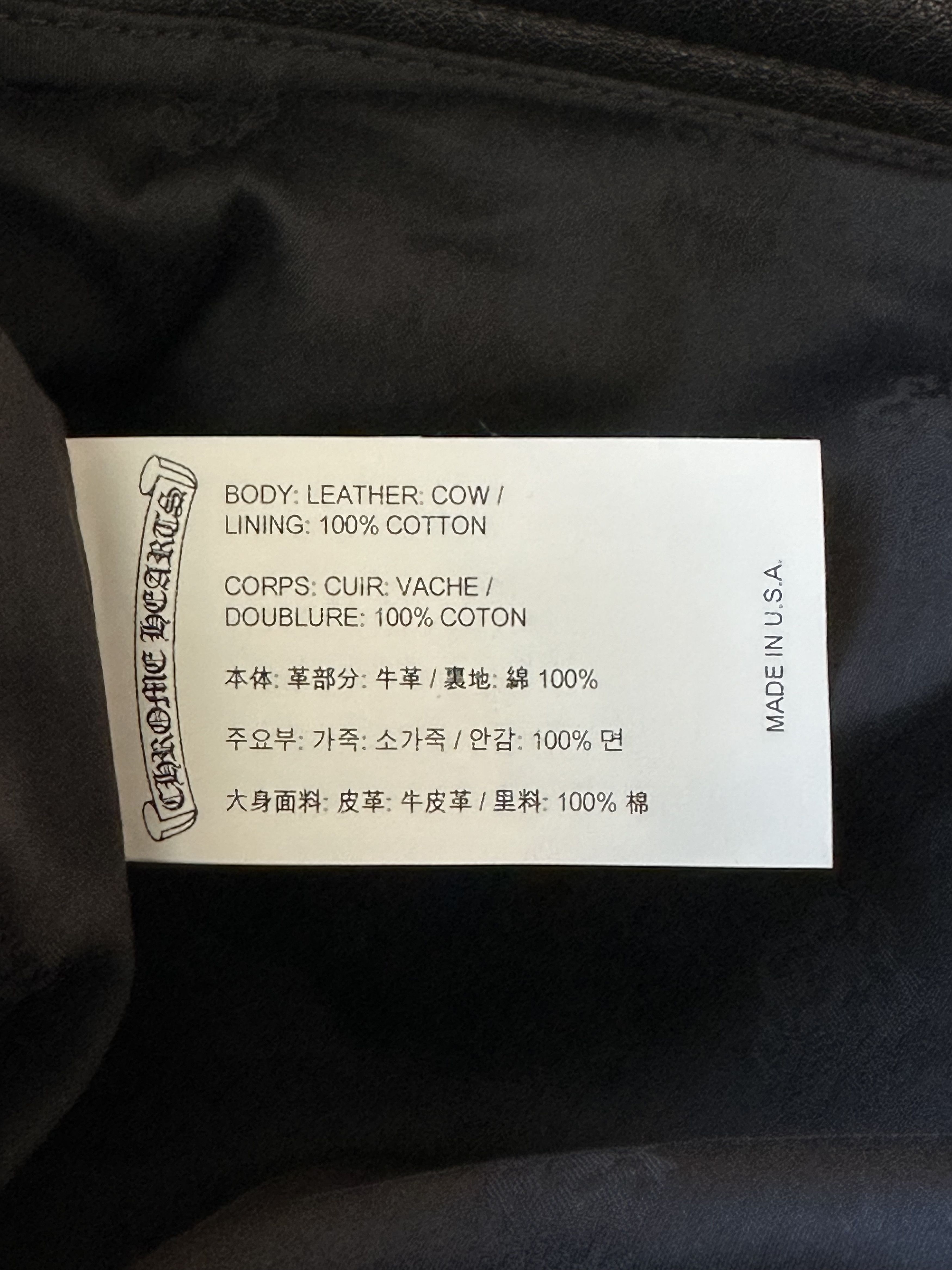 Chrome Hearts Chrome Hearts Black Leather Fleur Knee Carpenter Pants Size US 36 / EU 52 - 6 Thumbnail