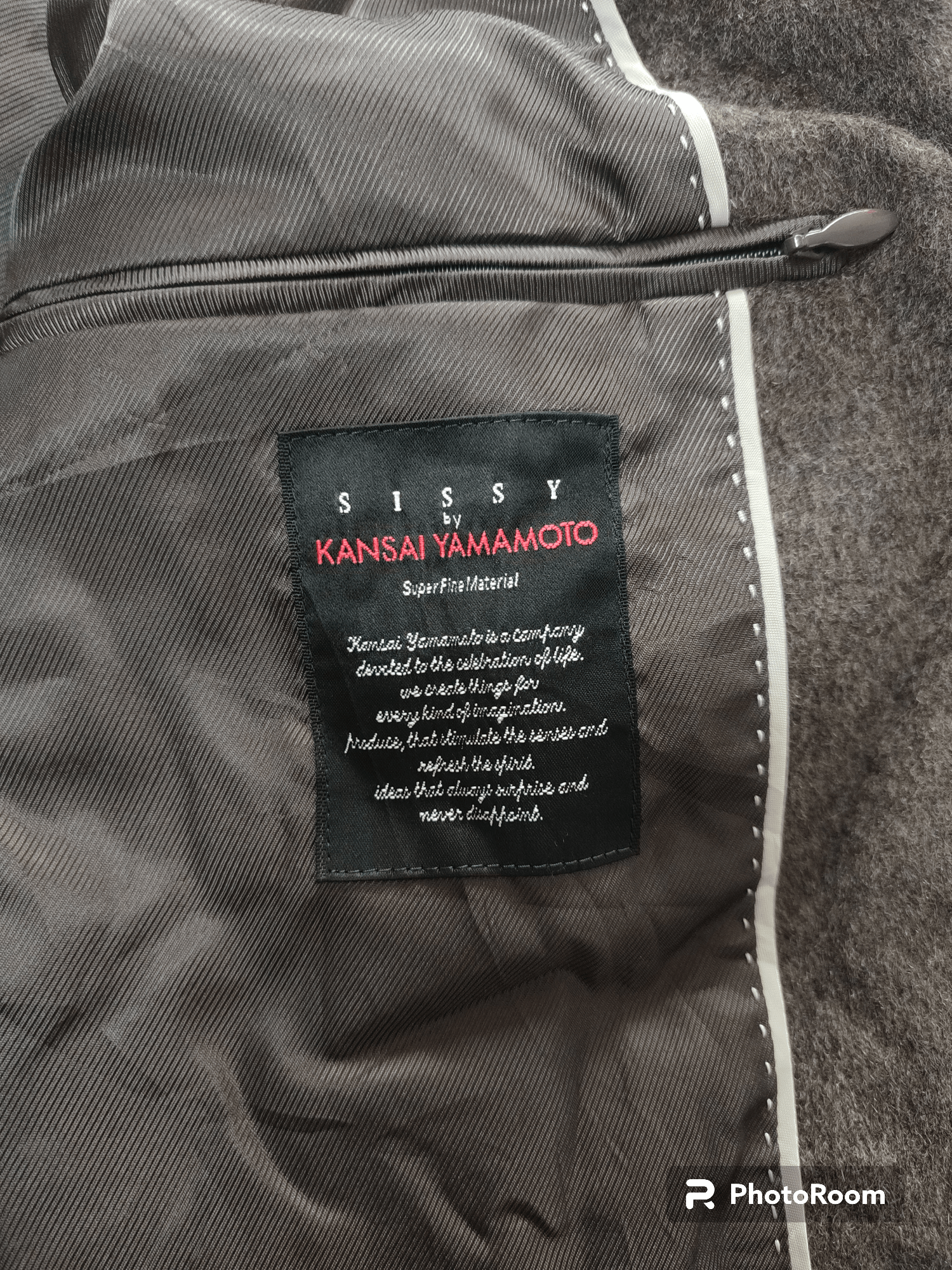 Kansai Yamamoto × Yohji Yamamoto 🔥OFFER🔥Sissy by Kansai Yamamoto Long Wool Jacket Size US L / EU 52-54 / 3 - 3 Thumbnail