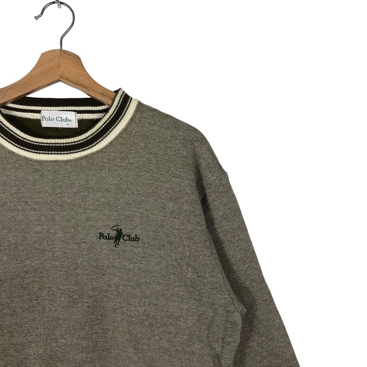 Japanese Brand 🔥90’s Vintage Polo Club Sweatshirt Big Logo Size US L / EU 52-54 / 3 - 6 Thumbnail