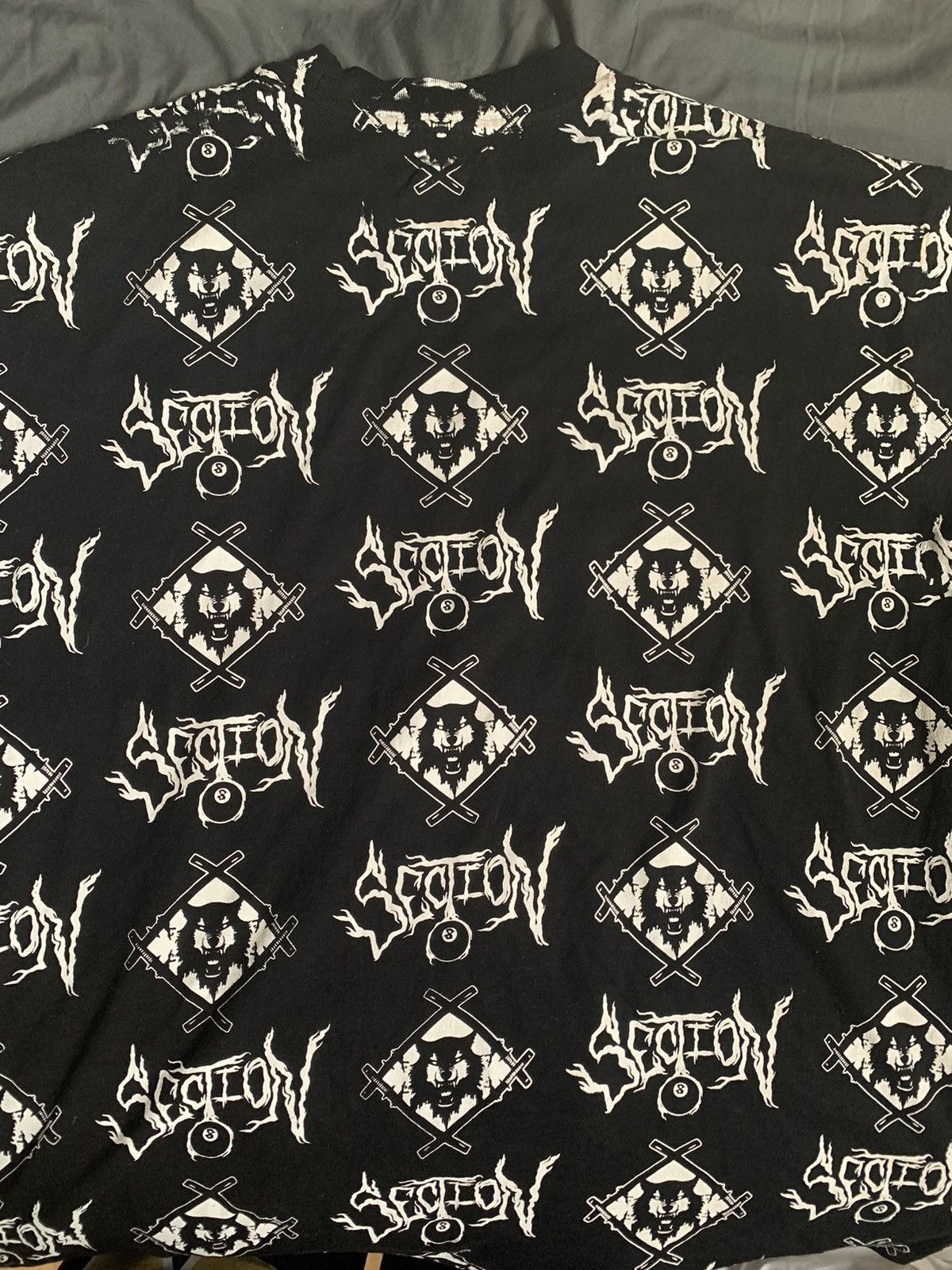 Section 8 × Xavier Wulf / Hollow Squad Section 8 Xavier Wulf Logo Tee Size US L / EU 52-54 / 3 - 2 Thumbnail