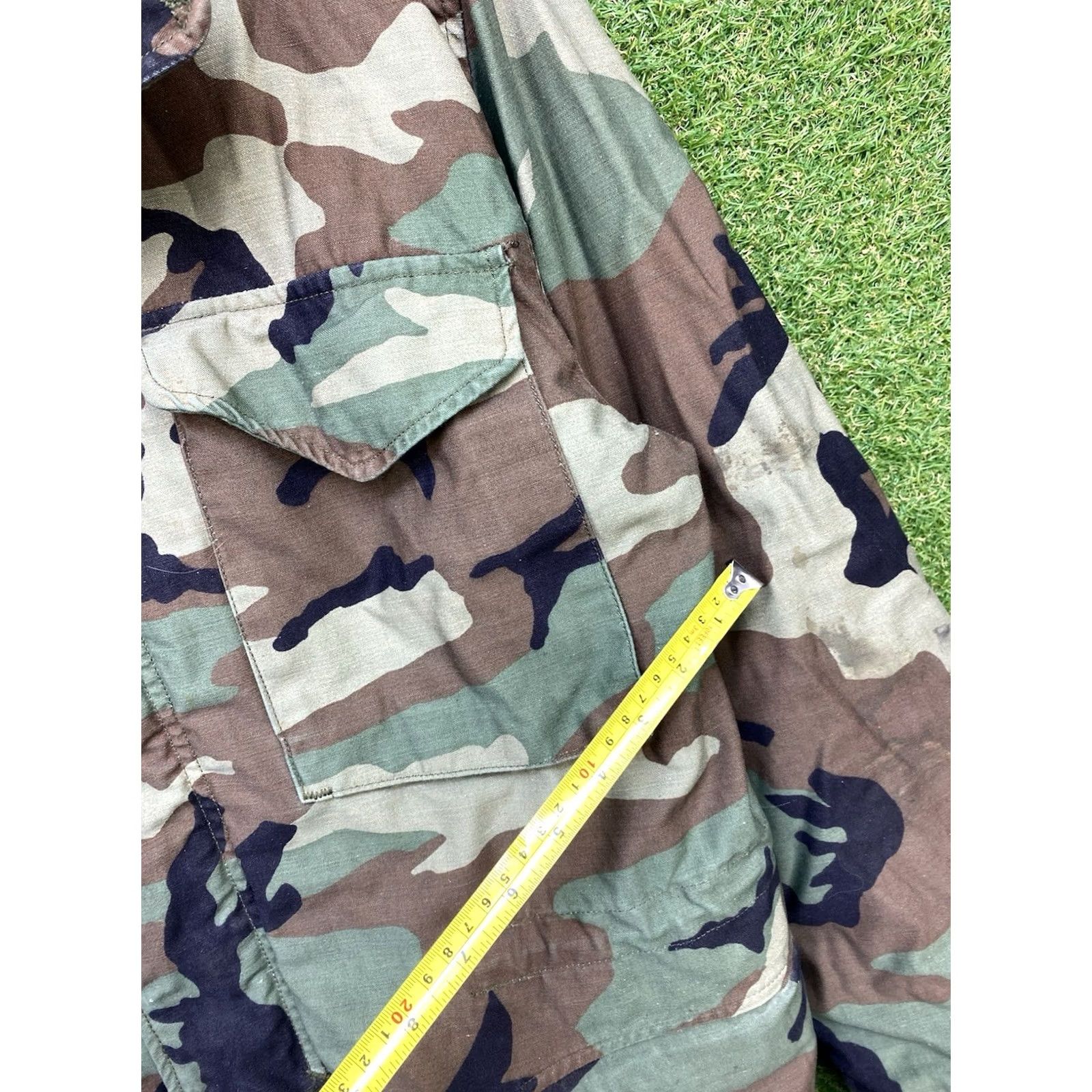 Vintage VINTAGE US ARMY Jacket Mens M Long Woodland Camo 90s Military Coat Workwear Outdoor 40in Chest Mens Size US M / EU 48-50 / 2 - 6 Thumbnail