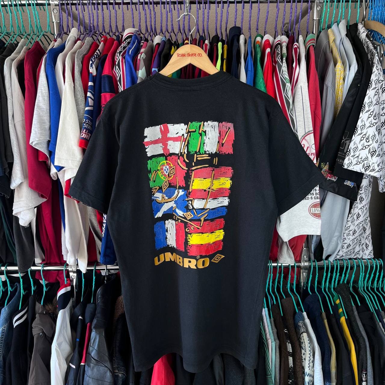 Vintage Vintage 1996 Umbro UEFA Euro England Football T Shirt Size US M / EU 48-50 / 2 - 2 Thumbnail