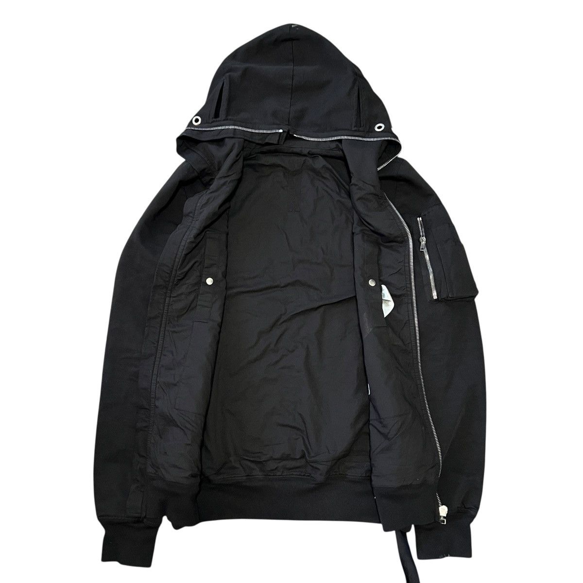 Rick Owens Drkshdw RICK OWENS DRKSHDW Gimp Flight Bomber Jacket Size US M / EU 48-50 / 2 - 5 Thumbnail