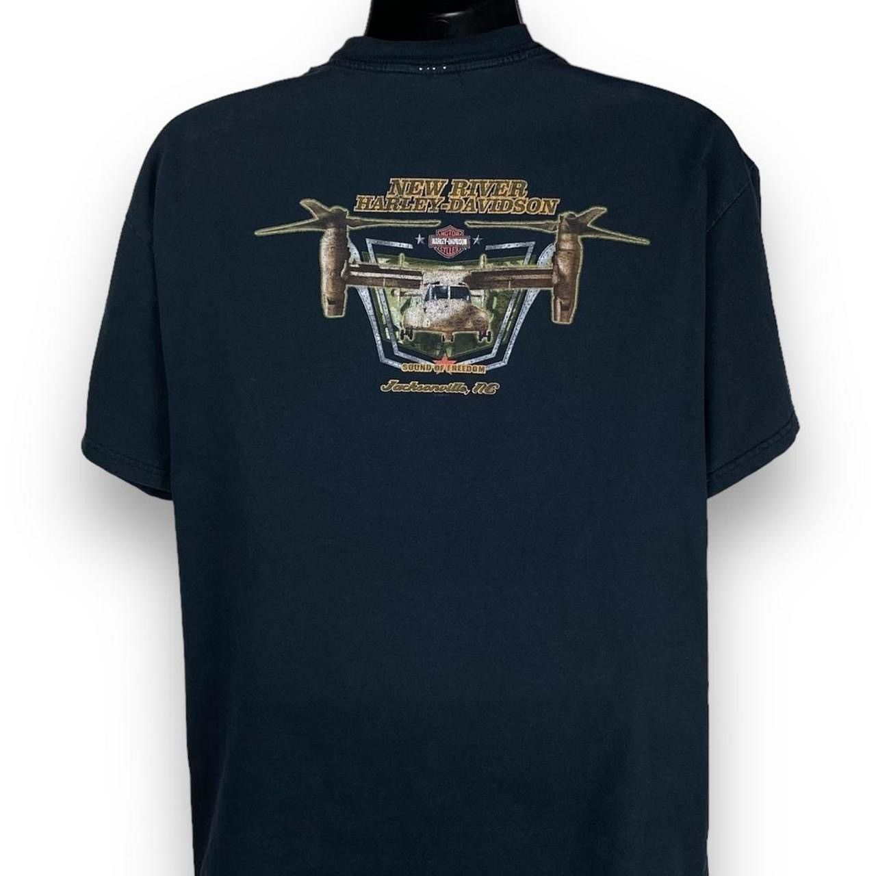 Harley Davidson × Vintage Vintage Harley Davidson Motorcycles Biker Essential Tshirt Size US XL / EU 56 / 4 - 1 Thumbnail
