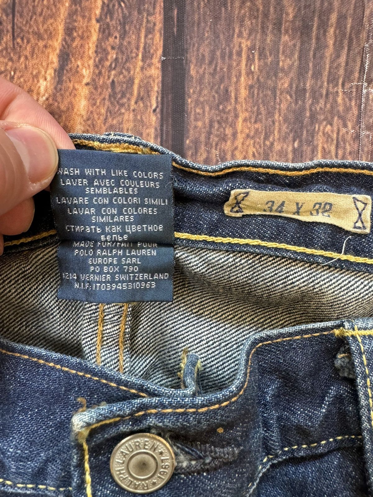 Polo Ralph Lauren × Vintage Vintage pants Ralph Lauren baggy fit denim Size US 34 / EU 50 - 7 Thumbnail