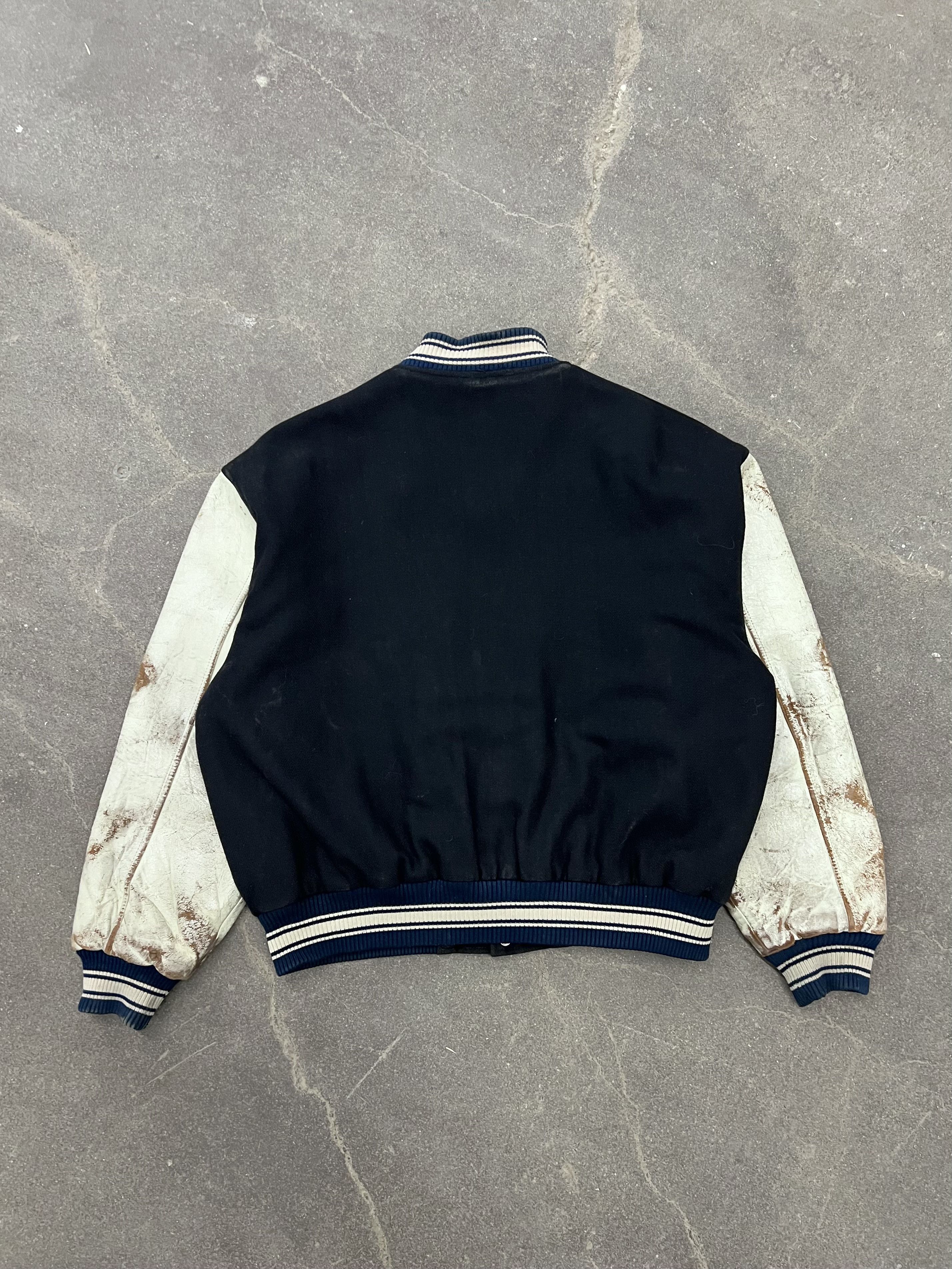 Eddie Bauer × Vintage VTG 1980's/1990's Eddie Bauer Letterman Varsity Jacket Size US XL / EU 56 / 4 - 2 Thumbnail