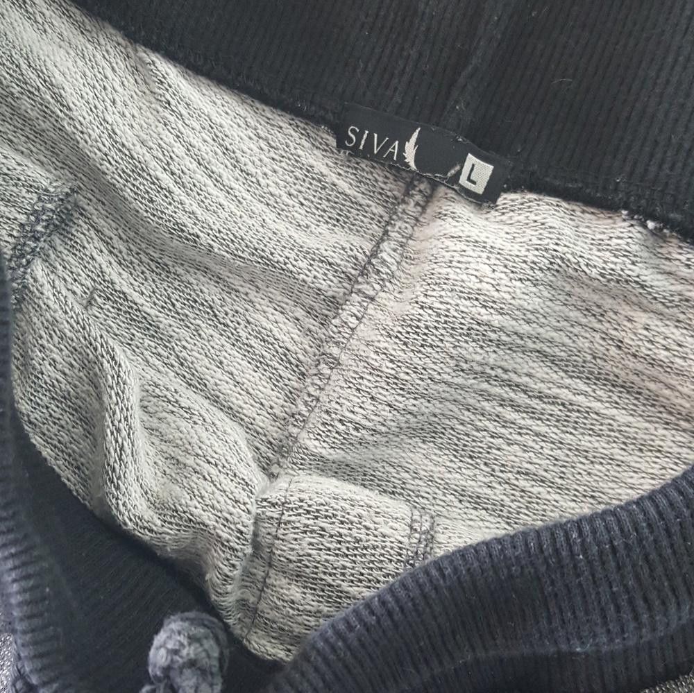 Designer Grey Black Trim Banded Sweats Size 36" / US 14 / IT 50 - 3 Thumbnail