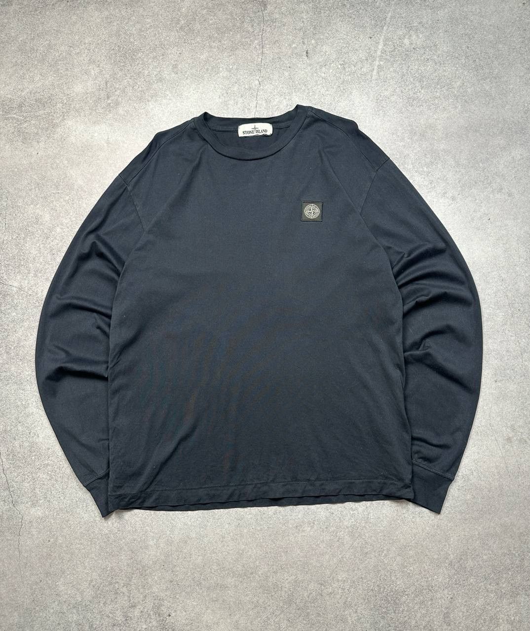 Stone Island Vintage Stone Island Black Longsleeve, Size L – Classic 90s Size US L / EU 52-54 / 3 - 1 Thumbnail