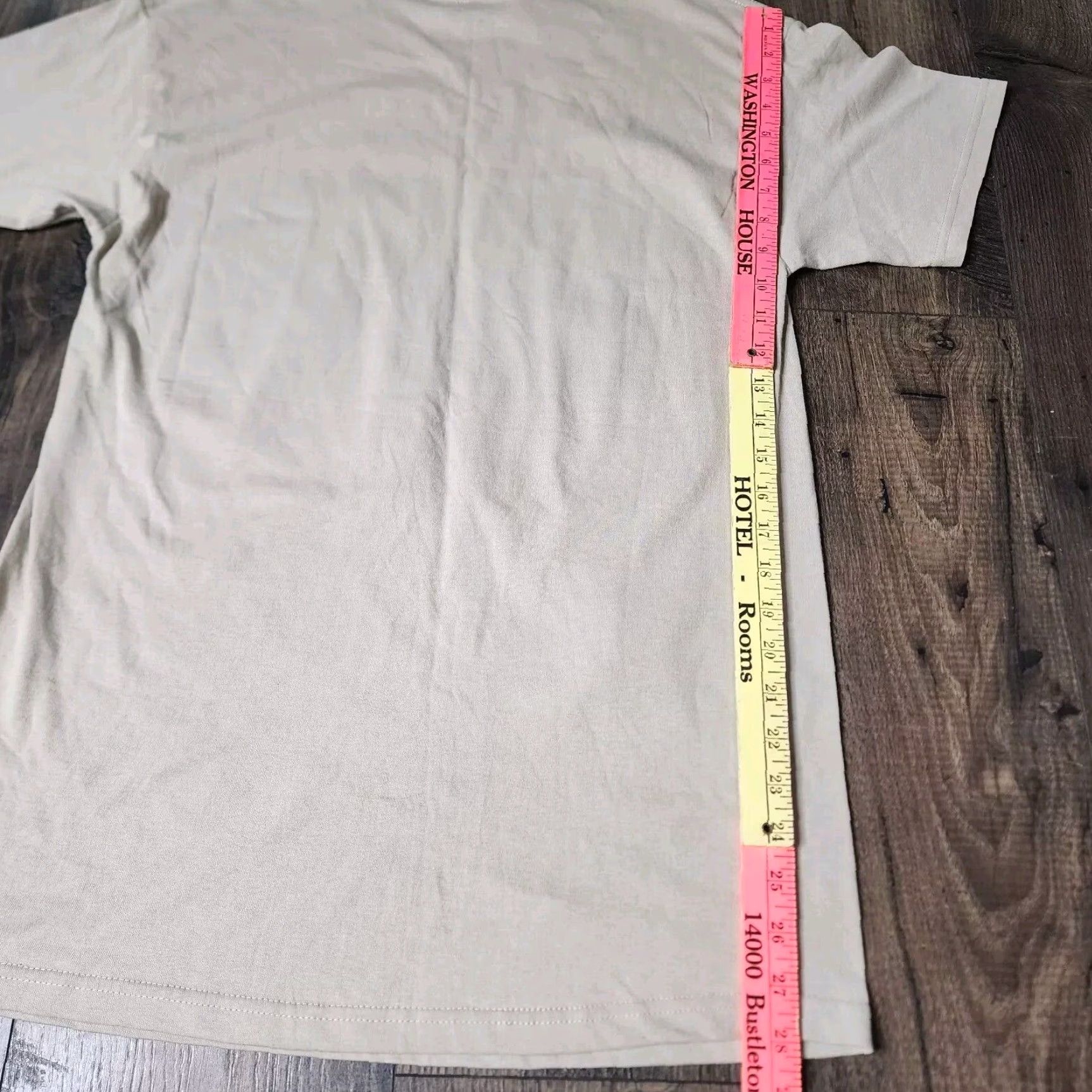 Vintage MONET Impression Unisex Mens Short Sleeve Ecru T Shirt Size Medium M Size US M / EU 48-50 / 2 - 3 Thumbnail