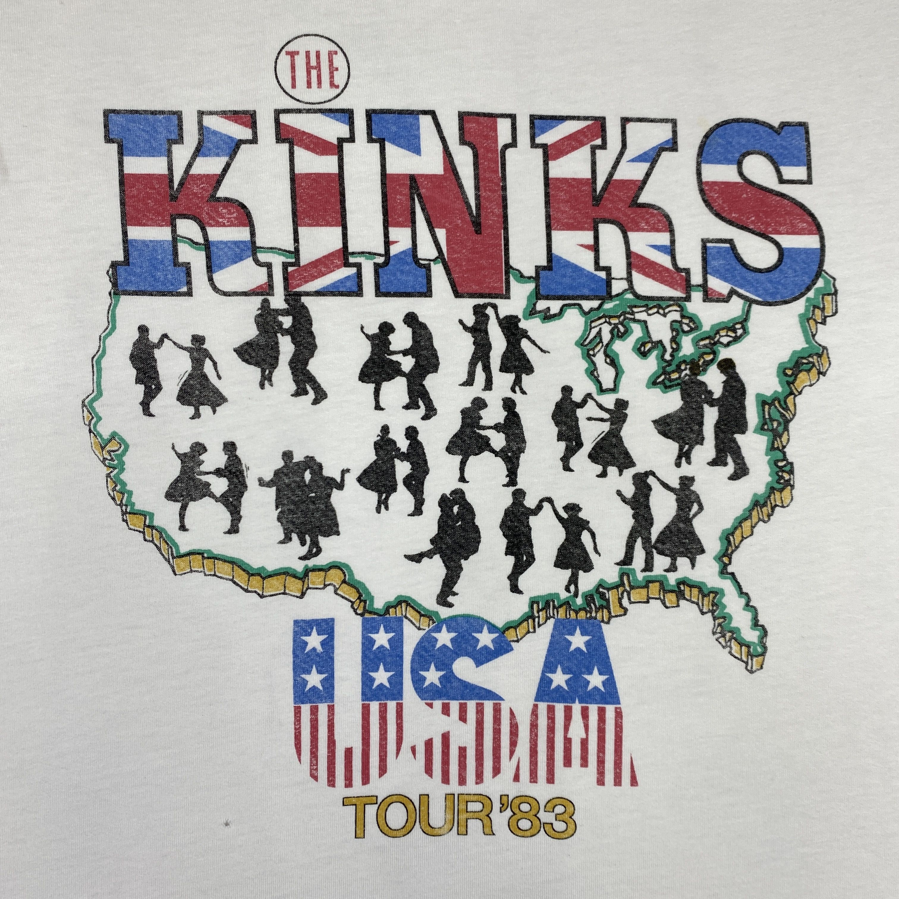 Band Tees Vintage The Kinks Band T-Shirt - L021 Size US S / EU 44-46 / 1 - 3 Thumbnail