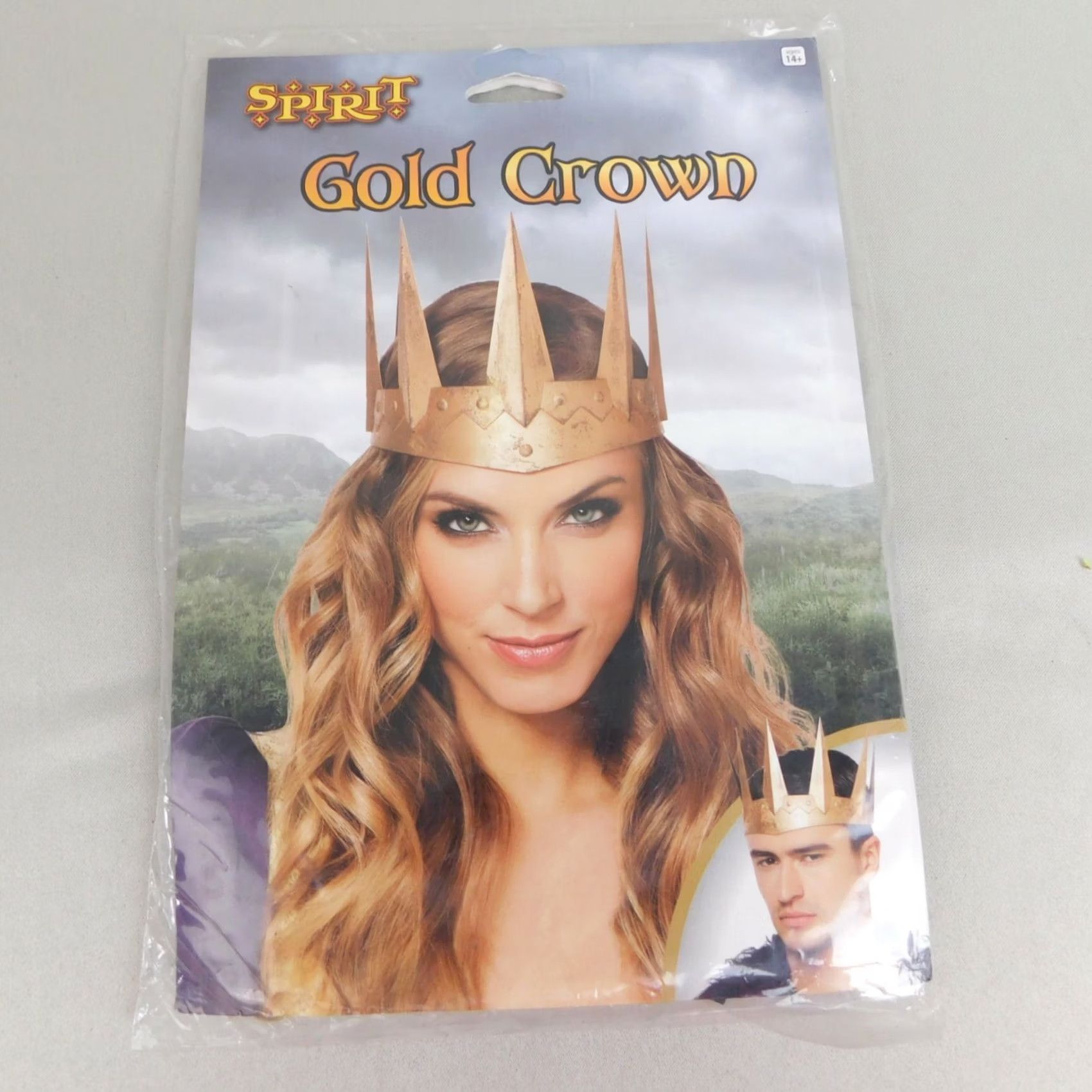 ESPIRIT Spirit Halloween Crown Costume Accessory Gold Adult One Size King Queen Size ONE SIZE - 2 Thumbnail