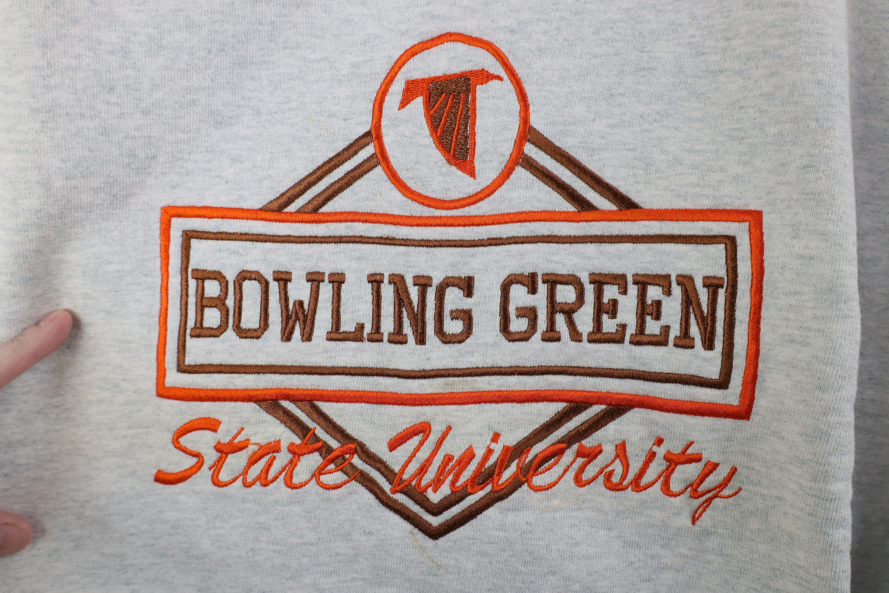 Vintage Vintage 90s Bowling Green State University Sweatshirt USA Size US XL / EU 56 / 4 - 4 Thumbnail