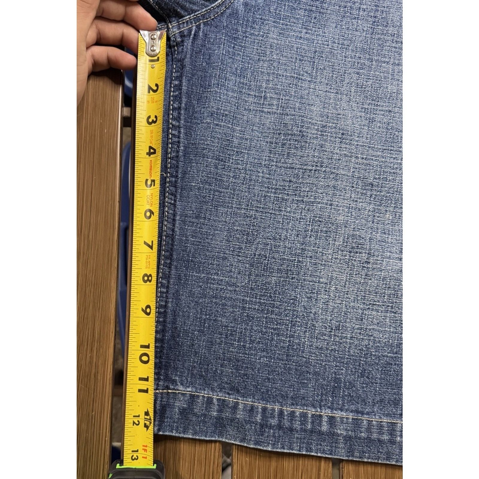 JNCO Vintage JNCO Jeans Jorts Skull Logo, 30 Waist Y2k Skater Size US 30 / EU 46 - 11 Thumbnail