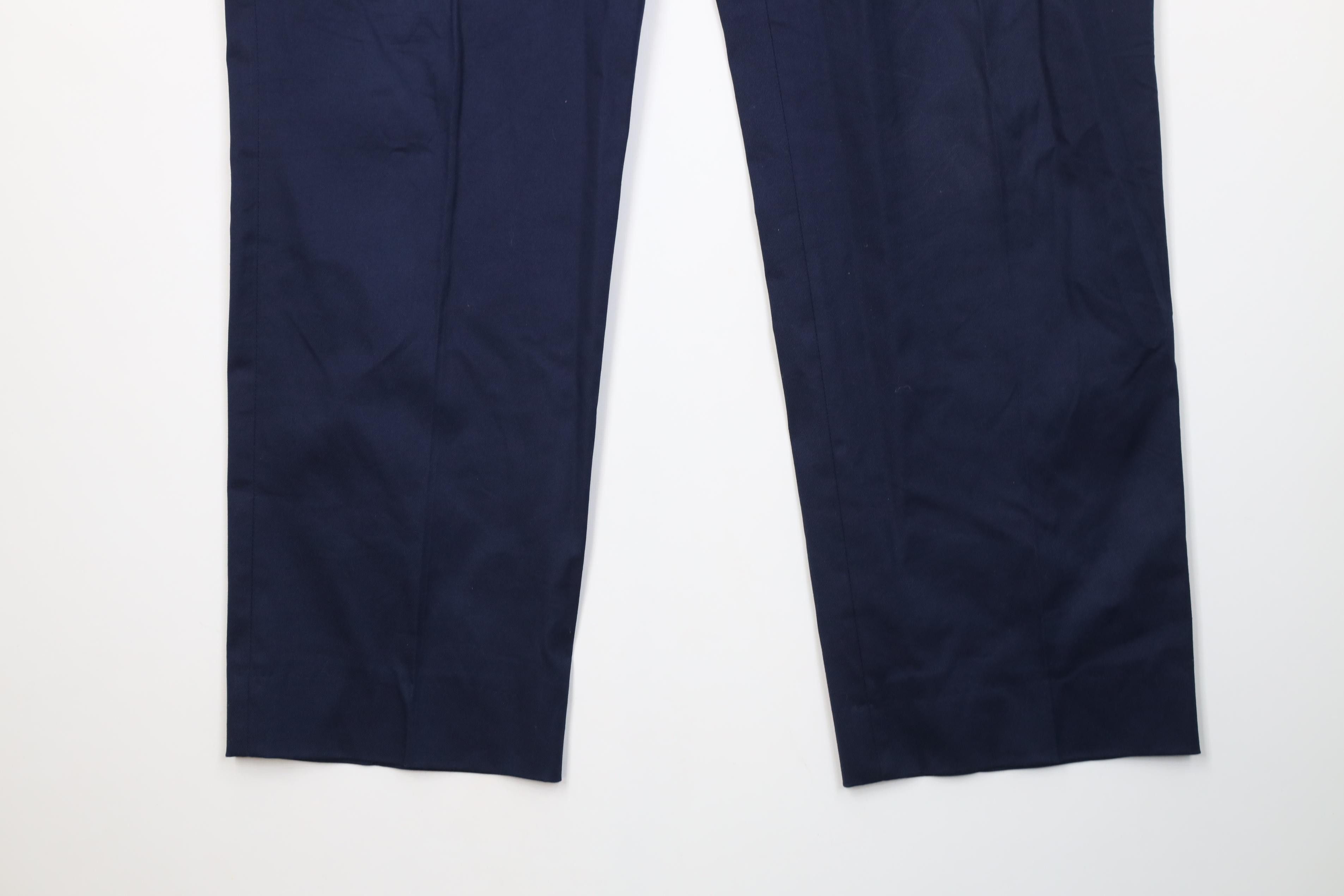 J.Crew J Crew Bowery Stretch Classic Fit Chino Pants Navy Blue Size US 35 - 4 Thumbnail