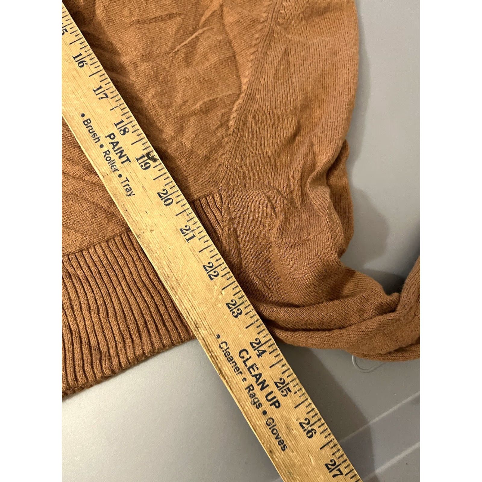 Express Express Shirt Women S Brown Boat Neck Knit 3/4 Sleeve Pullover Cotton Casual Size S / US 4 / IT 40 - 5 Thumbnail
