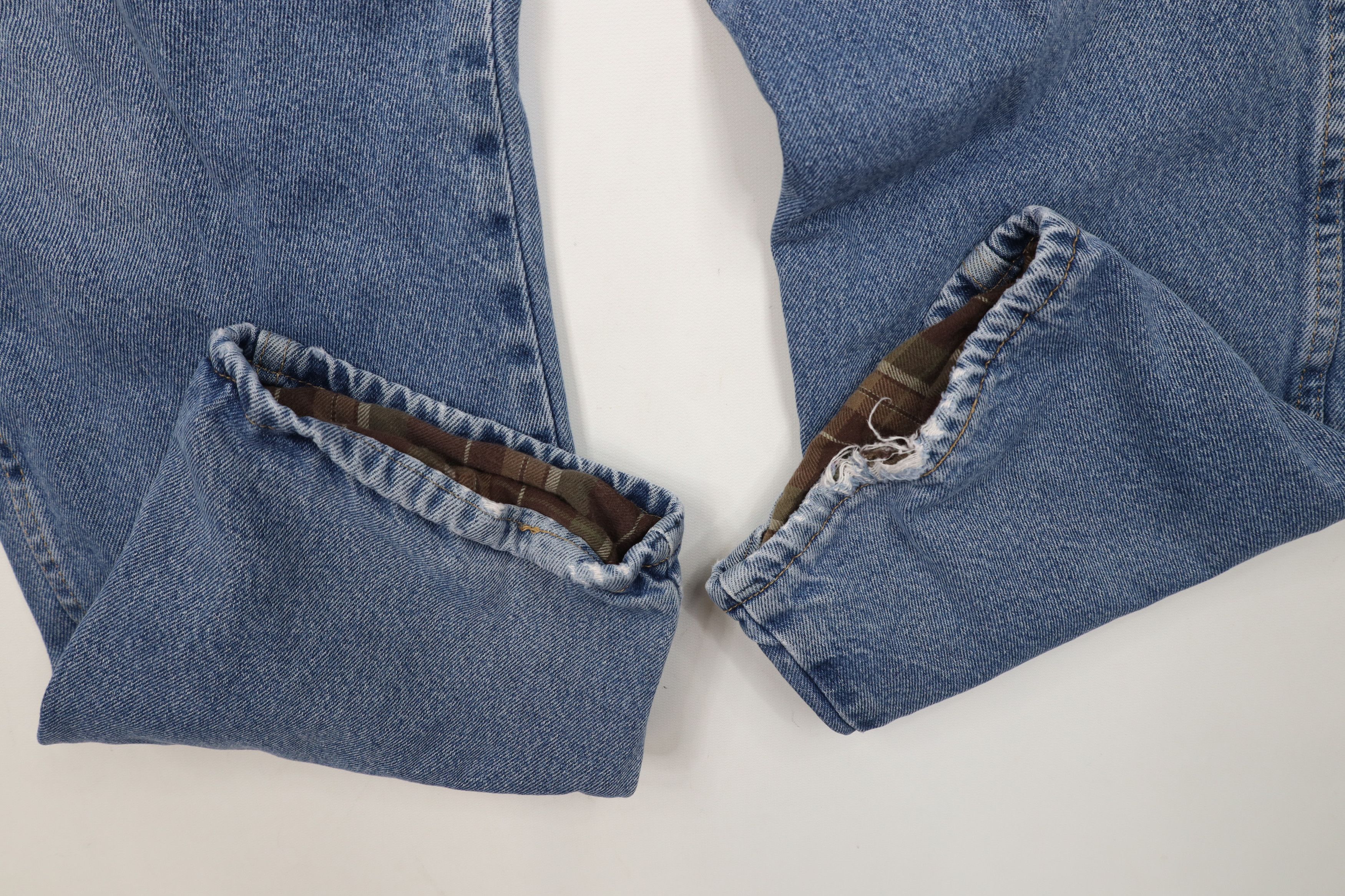 Cabelas Vintage Cabelas Flannel Lined Straight Leg Denim Jeans Size US 38 / EU 54 - 6 Thumbnail