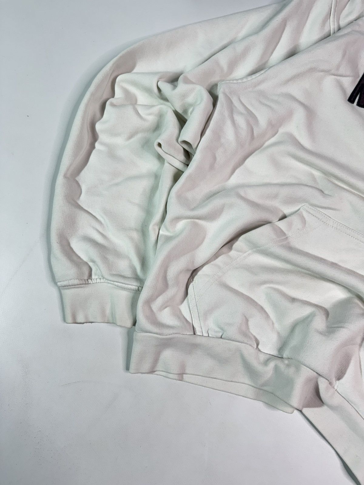 Nike Vintage Nike Athletic white hoodie spellout logo boxy 90s Size US XL / EU 56 / 4 - 3 Thumbnail