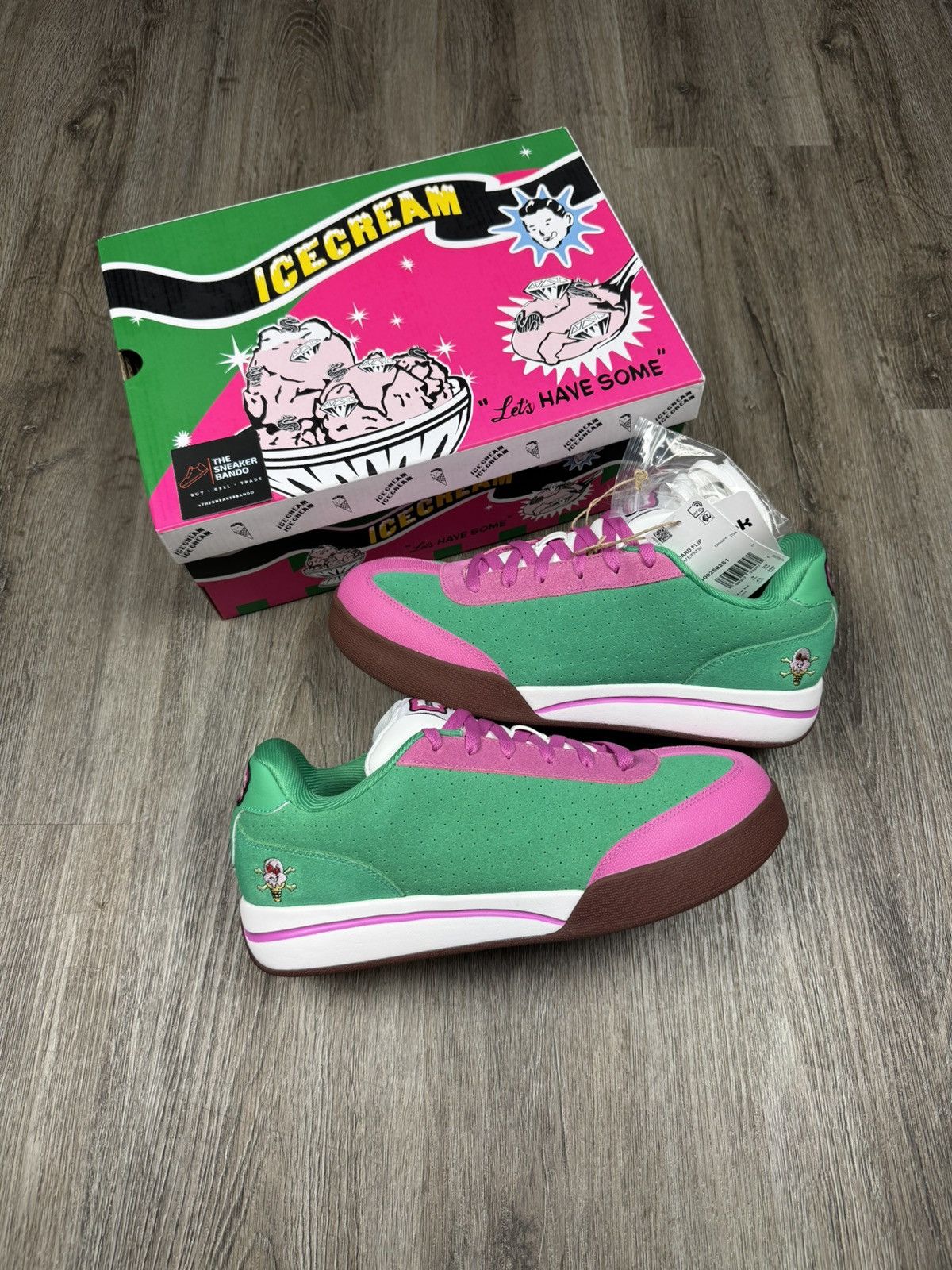 BBC Ice Cream x Reebok Board Flip 2026 Watermelon Size 10