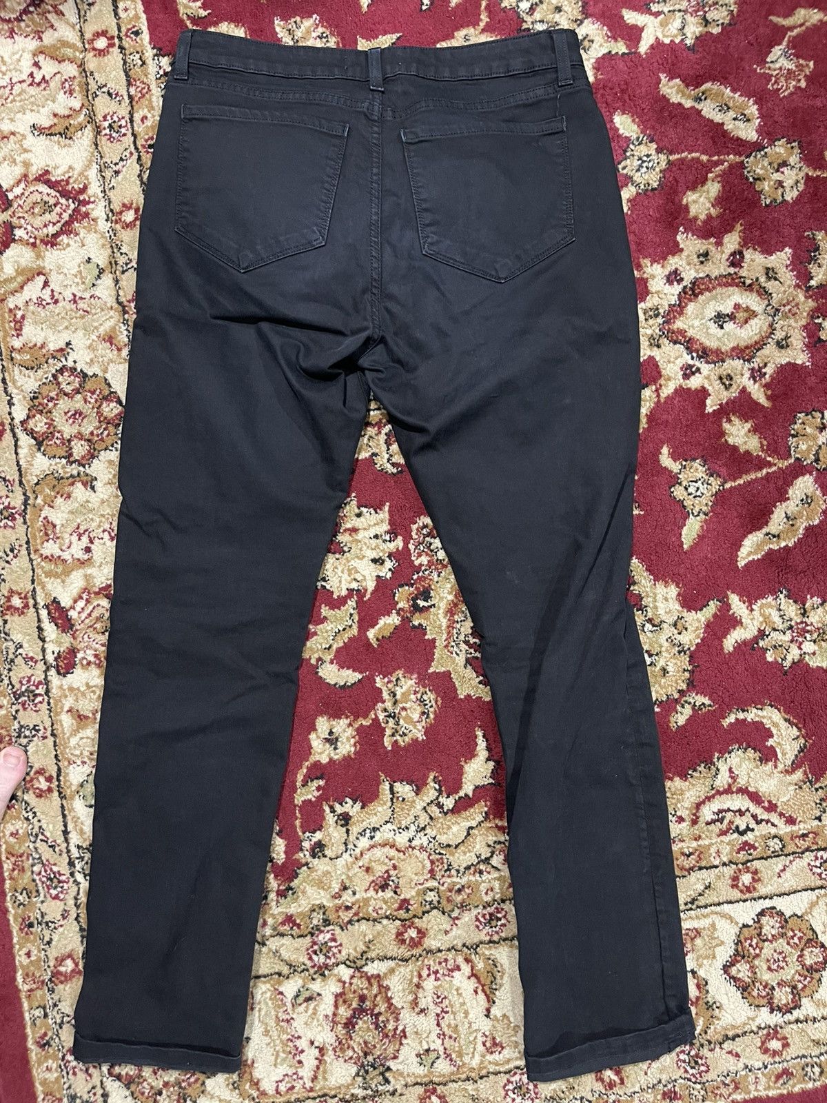 MONFRERE Black Noir Monfrere Dinero Jeans Size US 32 / EU 48 - 10 Thumbnail
