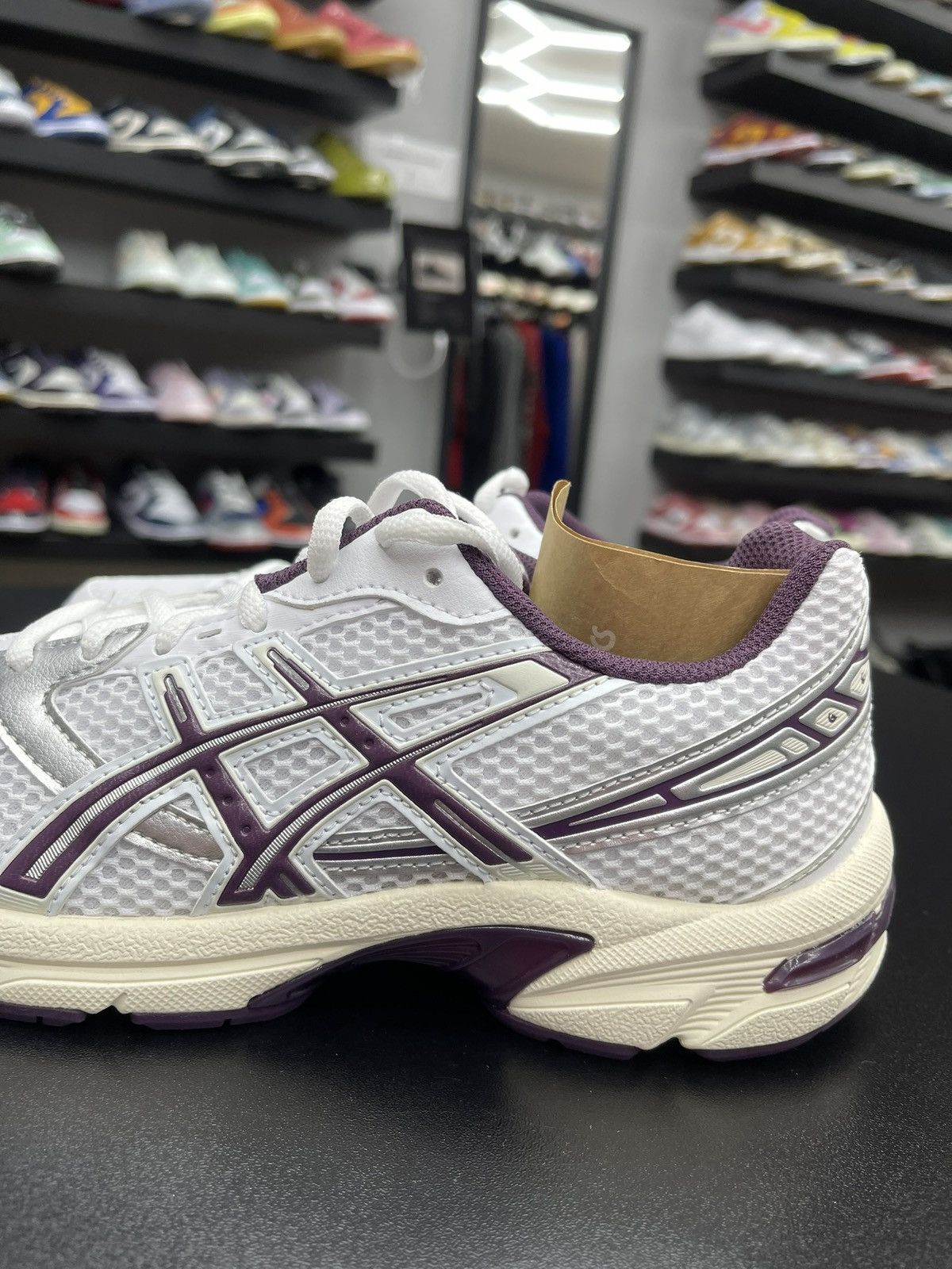 Asics Size 5.5/7w - Asics Gel-1130 White Deep Plum Size US 5.5 / EU 38 - 5 Thumbnail