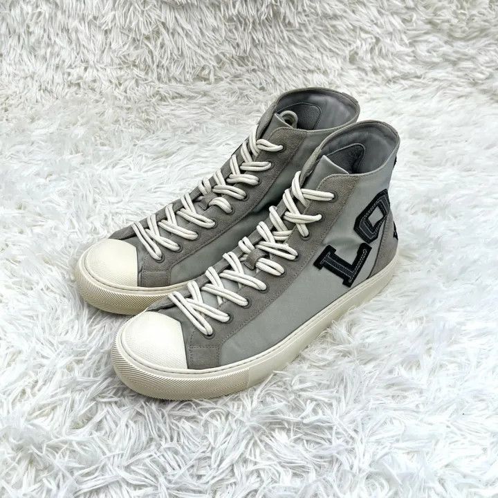 Louis Vuitton Louis Vuitton Gray High-Top Casual Shoes -2508 Size US 8 / EU 41 - 1 Thumbnail