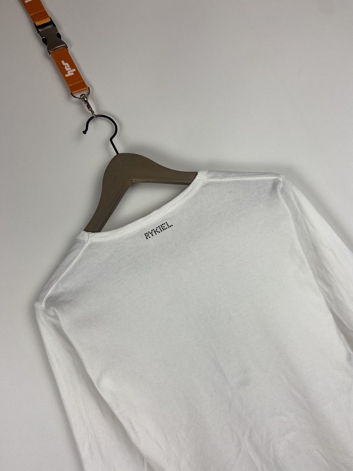 Designer × Sonia Rykiel Sonia Rykiel White Long Sleeve Graphic Tee "Lady" Blouse Size XL / US 12-14 / IT 48-50 - 18 Thumbnail