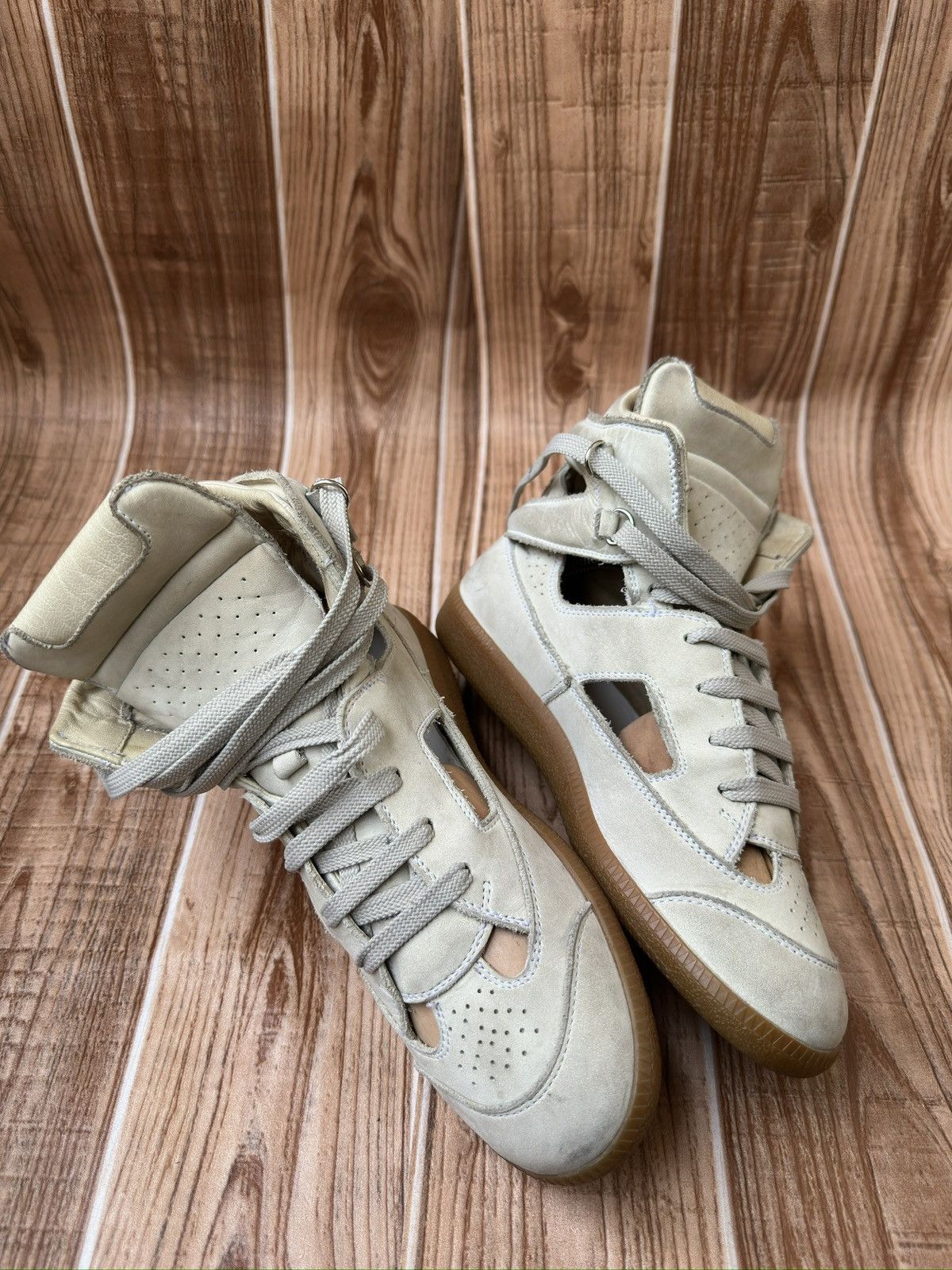 Maison Margiela Maison Margiela Archive GAT Replica Suede High tops Size US 6 / EU 39 - 6 Thumbnail