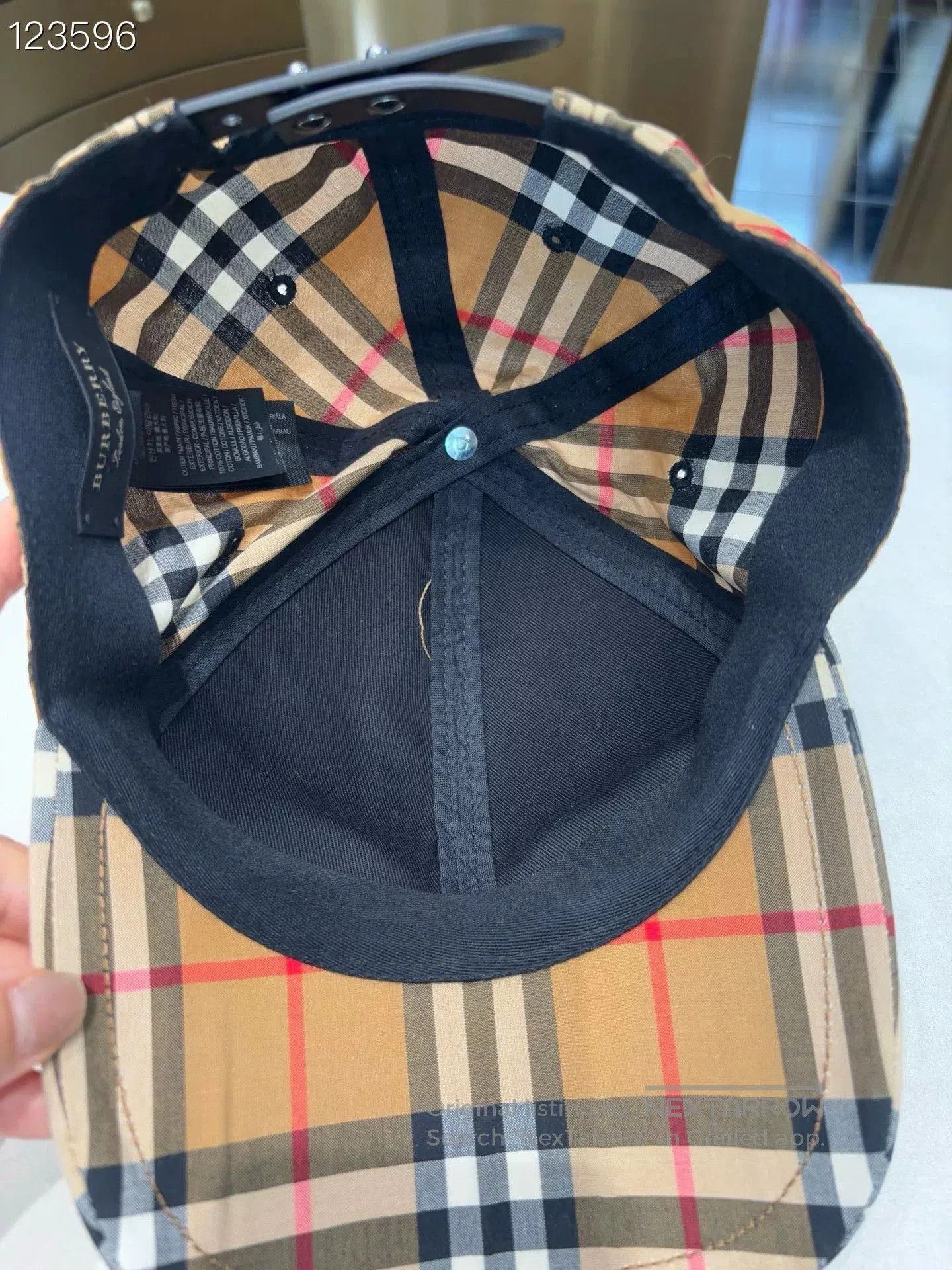 Burberry Burberry Classic Check Baseball Cap. Size ONE SIZE - 5 Thumbnail