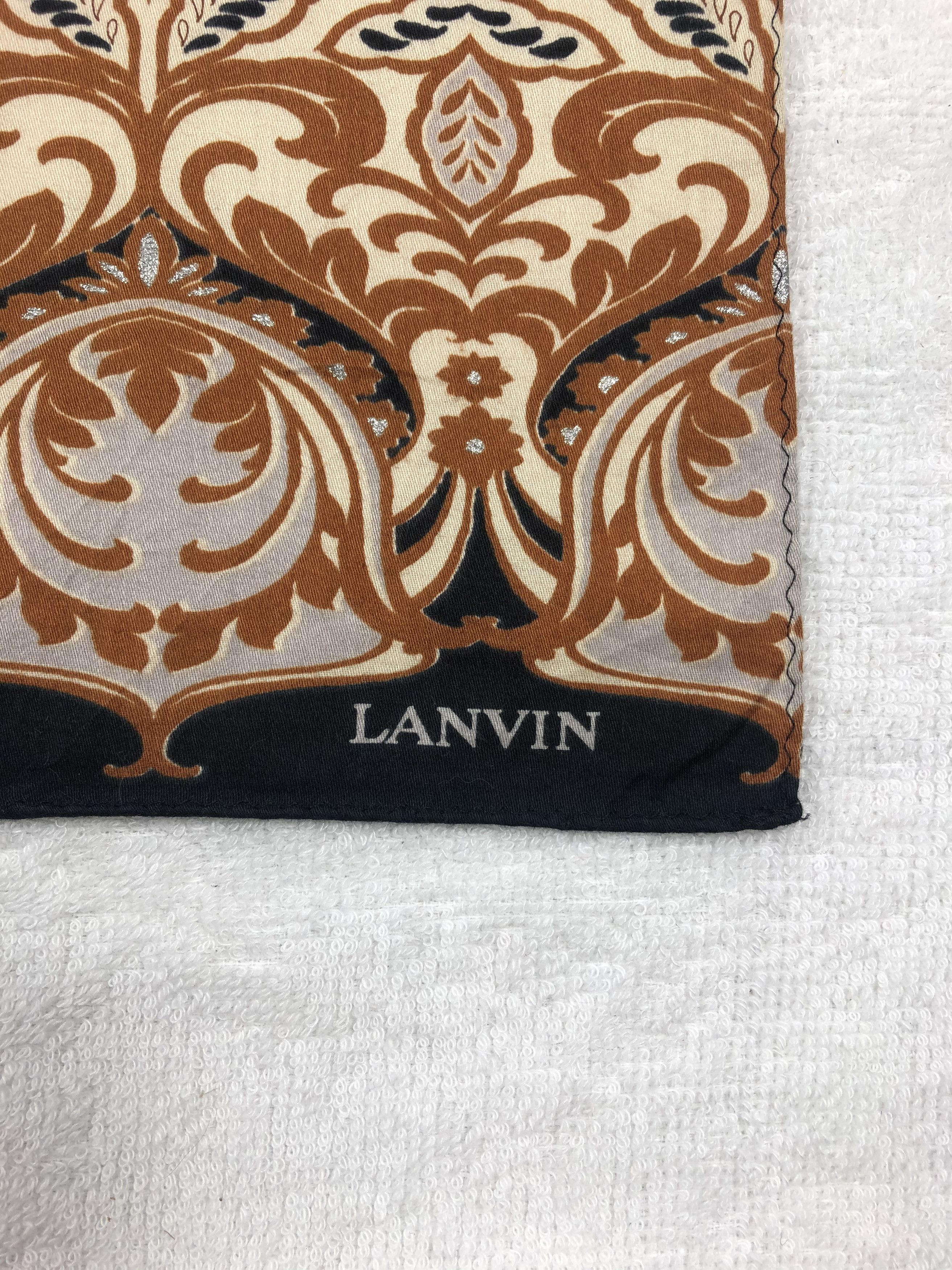 Lanvin × Vintage Lanvin Handkerchief / Bandana / Neckerchief Size ONE SIZE - 4 Thumbnail