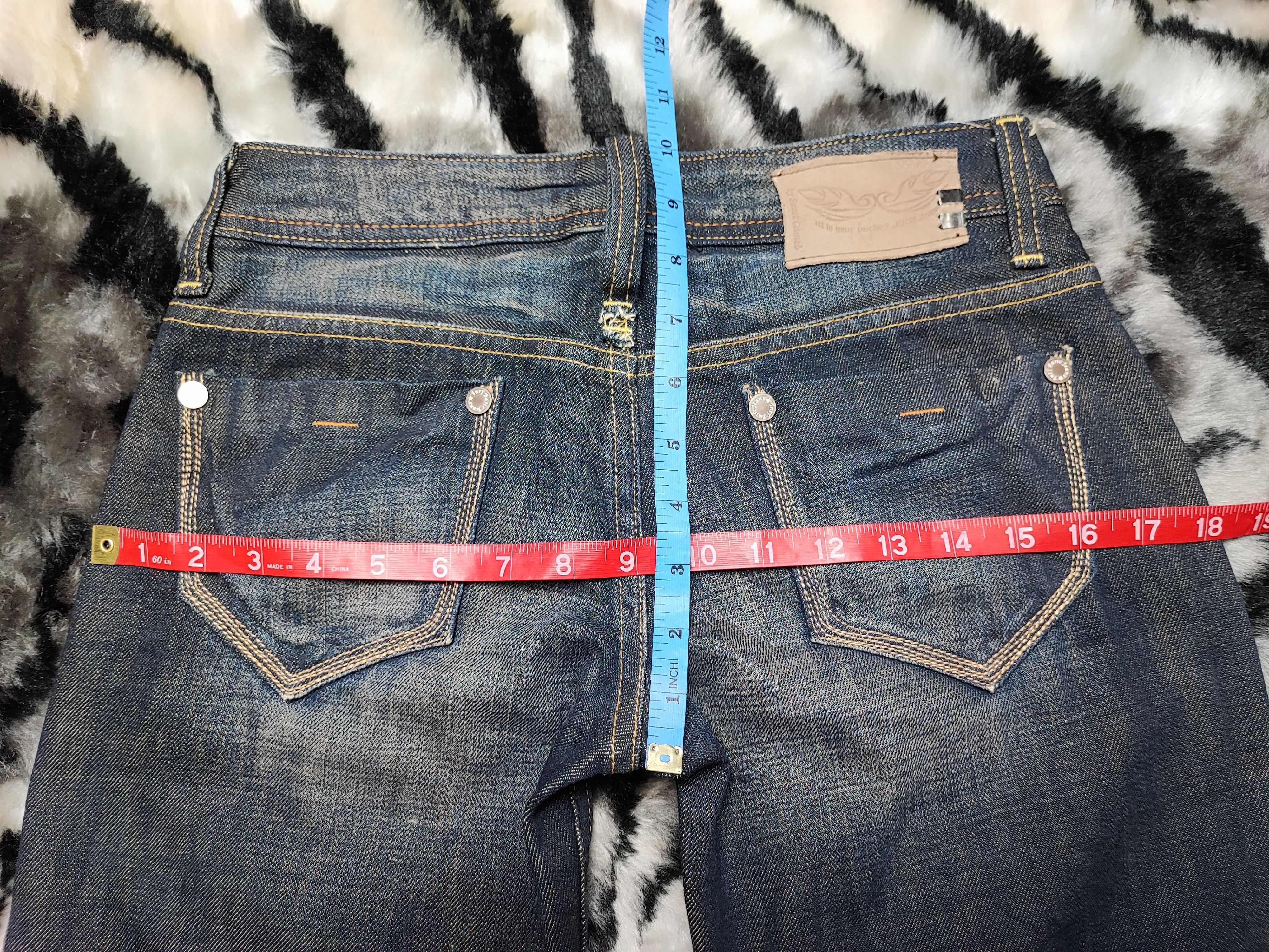 If Six Was Nine × Japanese Brand × Le Grande Bleu (L.G.B.) Flare Bootcut Sweet Camel Rusty Dungarees Deadstock Size US 28 / EU 44 - 16 Thumbnail