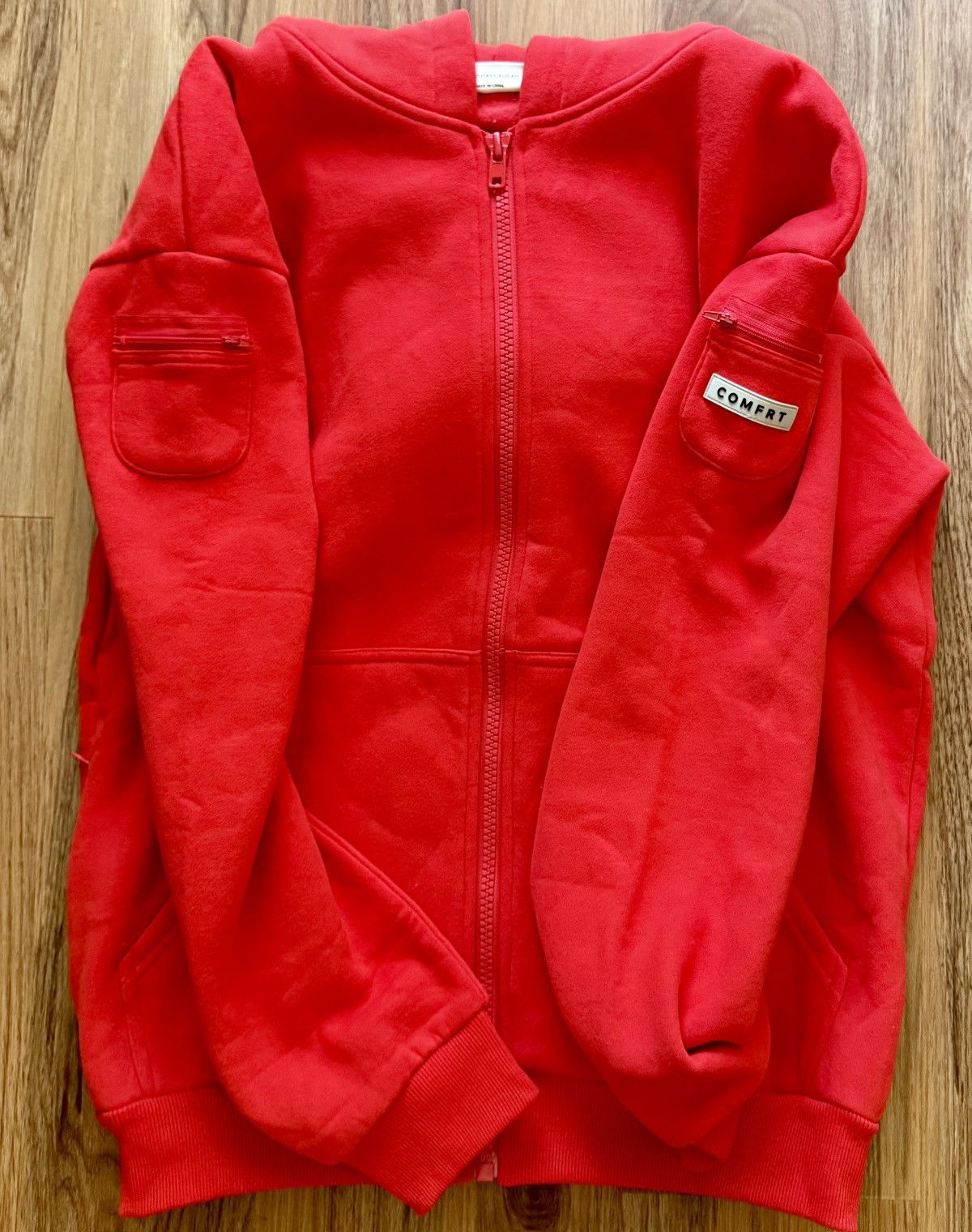 Comfort Colors Comfrt full zip with zip pockets on the side and inside Size US L / EU 52-54 / 3 - 6 Thumbnail