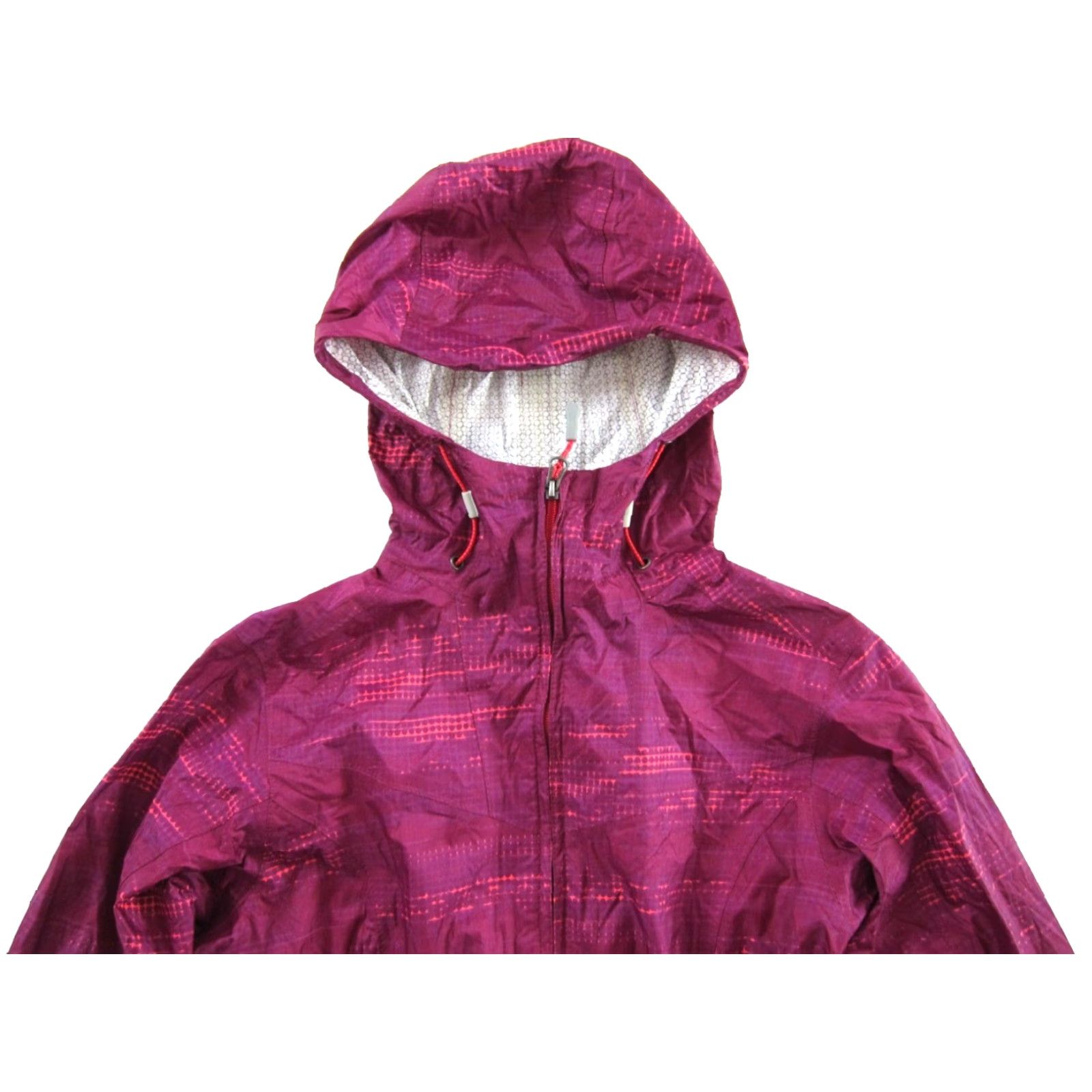 Eddie Bauer Eddie Bauer Pink 100% Nylon Hooded Waterproof Windbreaker Rain Jacket Women XS Size XS / US 0-2 / IT 36-38 - 2 Thumbnail