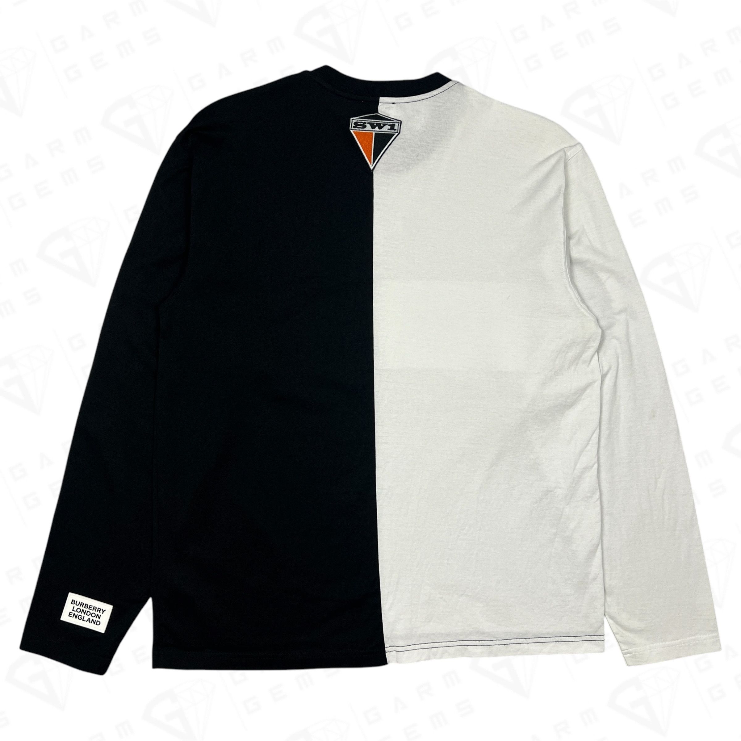 Burberry Burberry Oversized Montage Print Cut Out Long Sleeve T-Shirt Size US XS / EU 42 / 0 - 2 Thumbnail