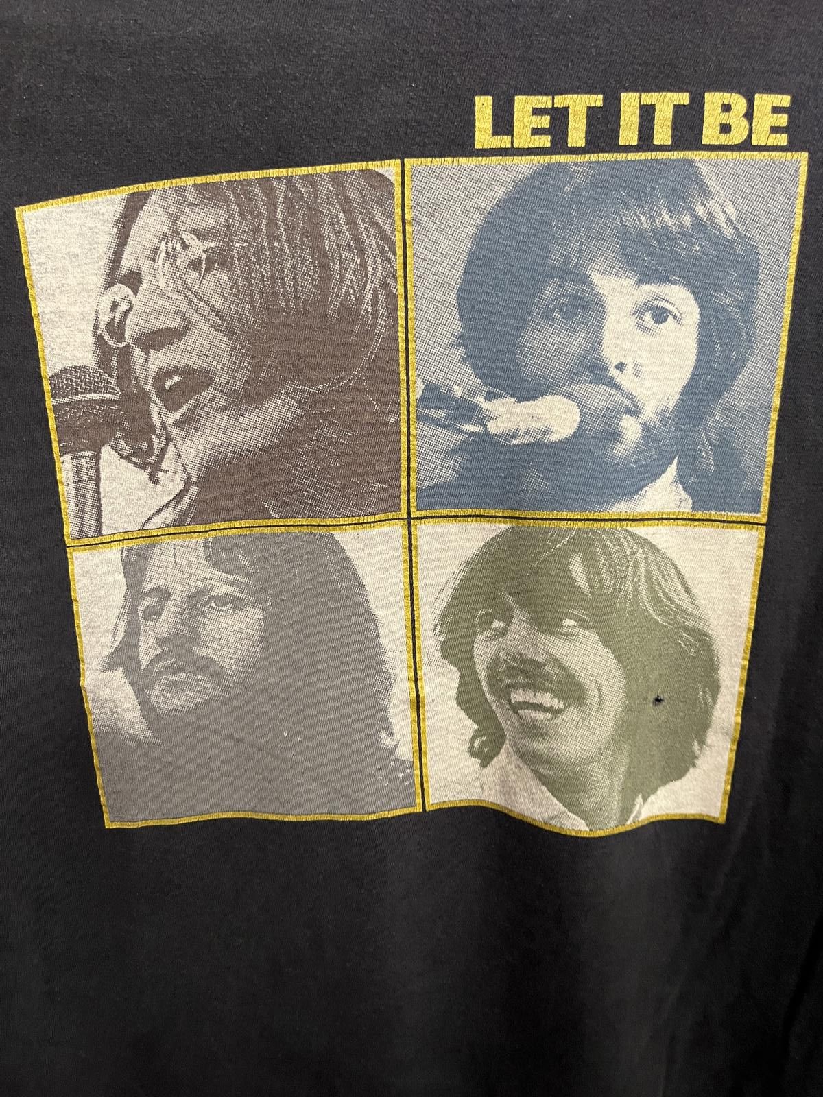 Designer VTG T-shirt The Beatles Let It Be Squares Tee - Apple Tag M Size US M / EU 48-50 / 2 - 3 Thumbnail