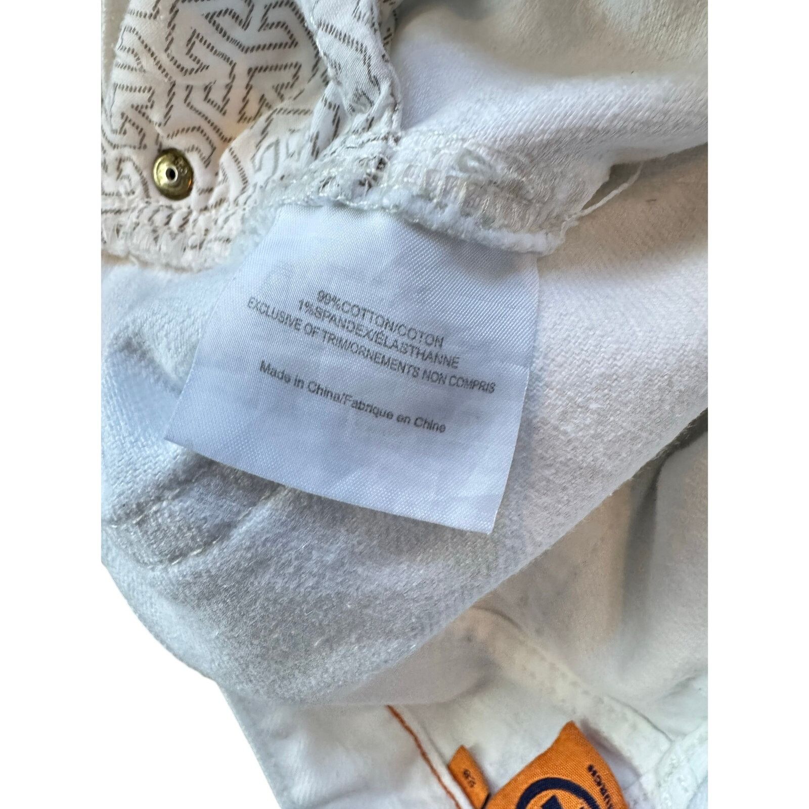 Tory Burch Tory Burch Super Skinny White Jeans - 28 Size 28" / US 6 / IT 42 - 3 Thumbnail