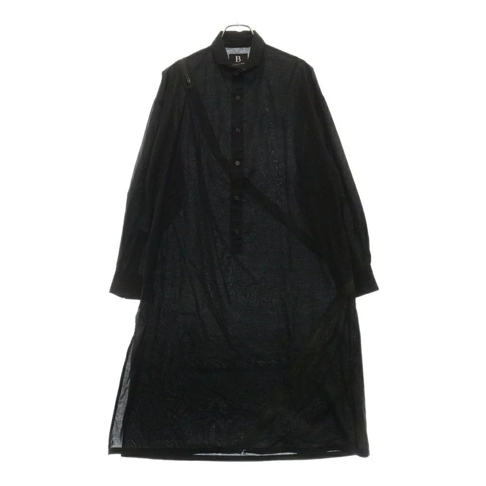 Yohji Yamamoto B Yohji Yamamoto 18SS long shirt with zipper Size US S / EU 44-46 / 1 - 1 Thumbnail