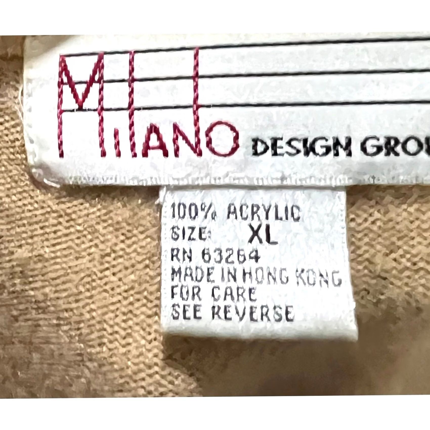 Vintage VINTAGE Milano Cardigan Sweater Tan Gold Tone Buttons Crew Neck XL Womens 90s Classic City Preppy Money Stylish Knits Sweater Size XL / US 12-14 / IT 48-50 - 7 Thumbnail