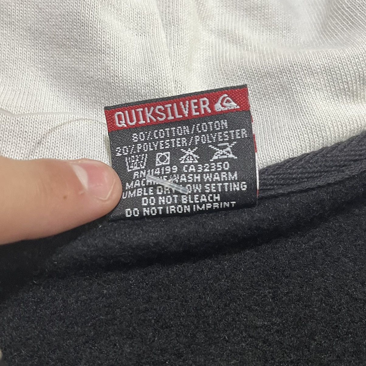 Quiksilver Vintage Y2K Quiksilver Spellout Grunge Skater Zip Up Hoodie Size US XL / EU 56 / 4 - 7 Thumbnail