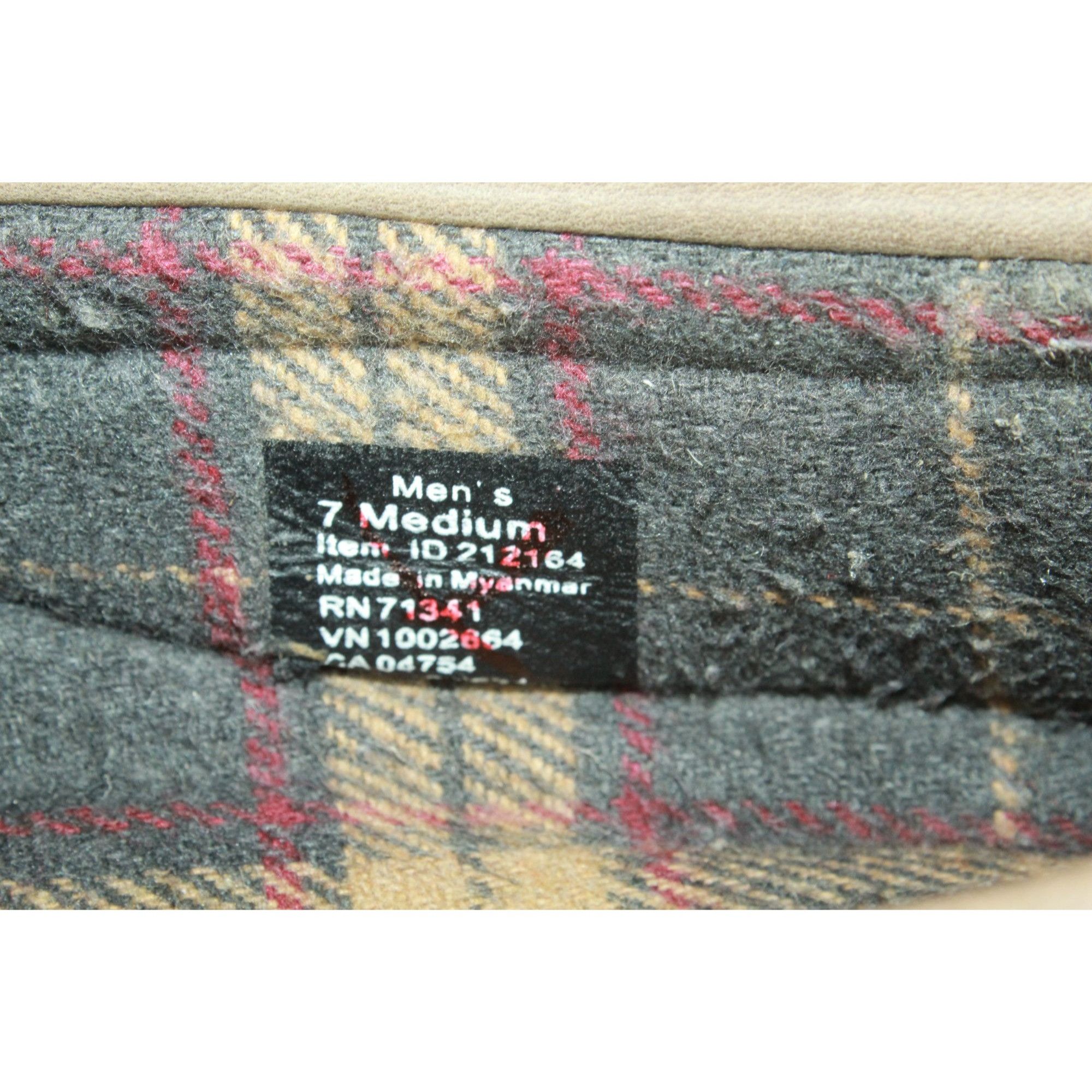 L.L. Bean × Leather LL Bean Leather Flannel-Lined Flexible Handsewn Slippers Size US 7 / EU 40 - 8 Thumbnail