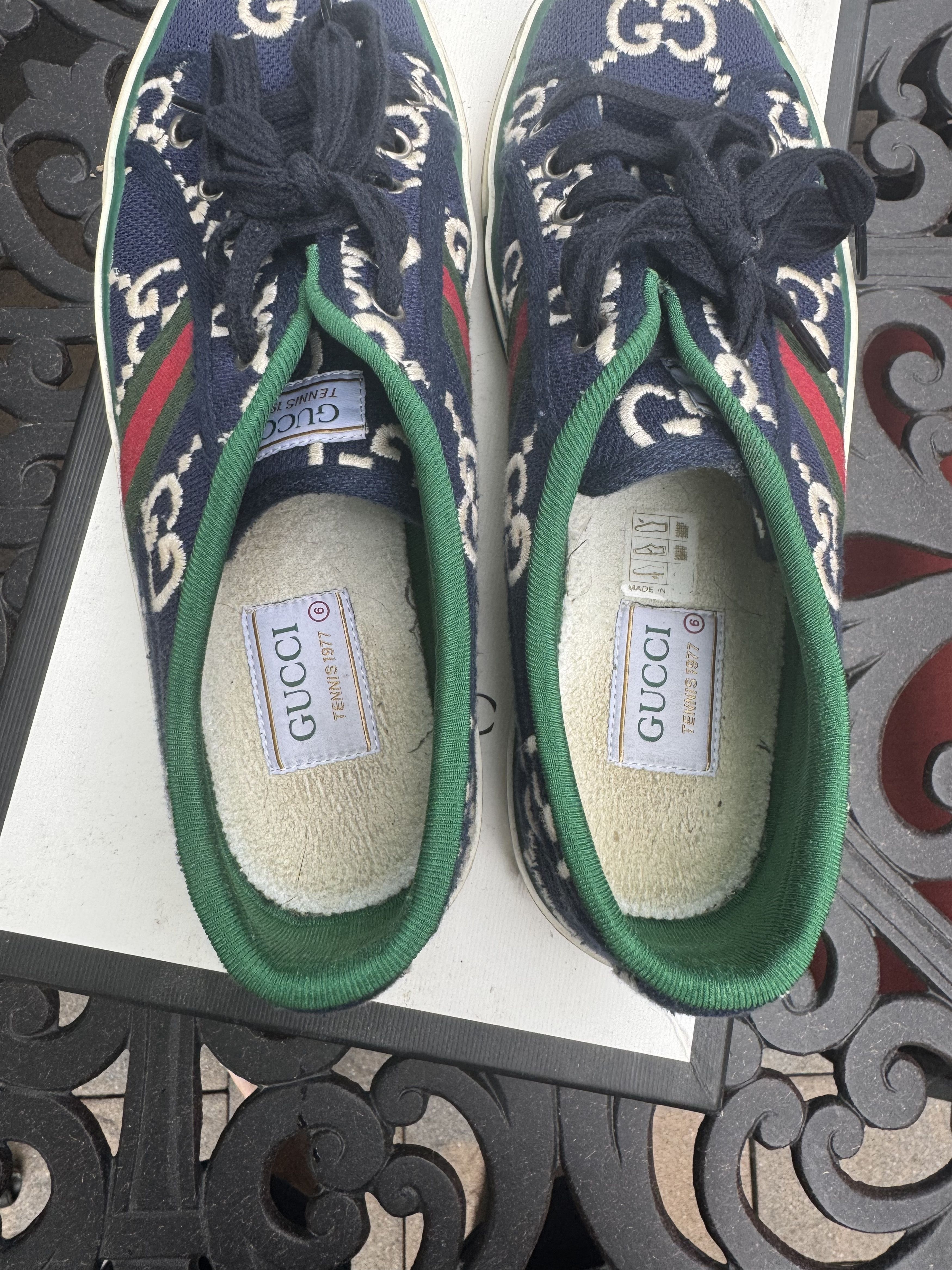 Gucci Gucci canvas tennis sneaker Size US 6 / EU 39 - 4 Thumbnail
