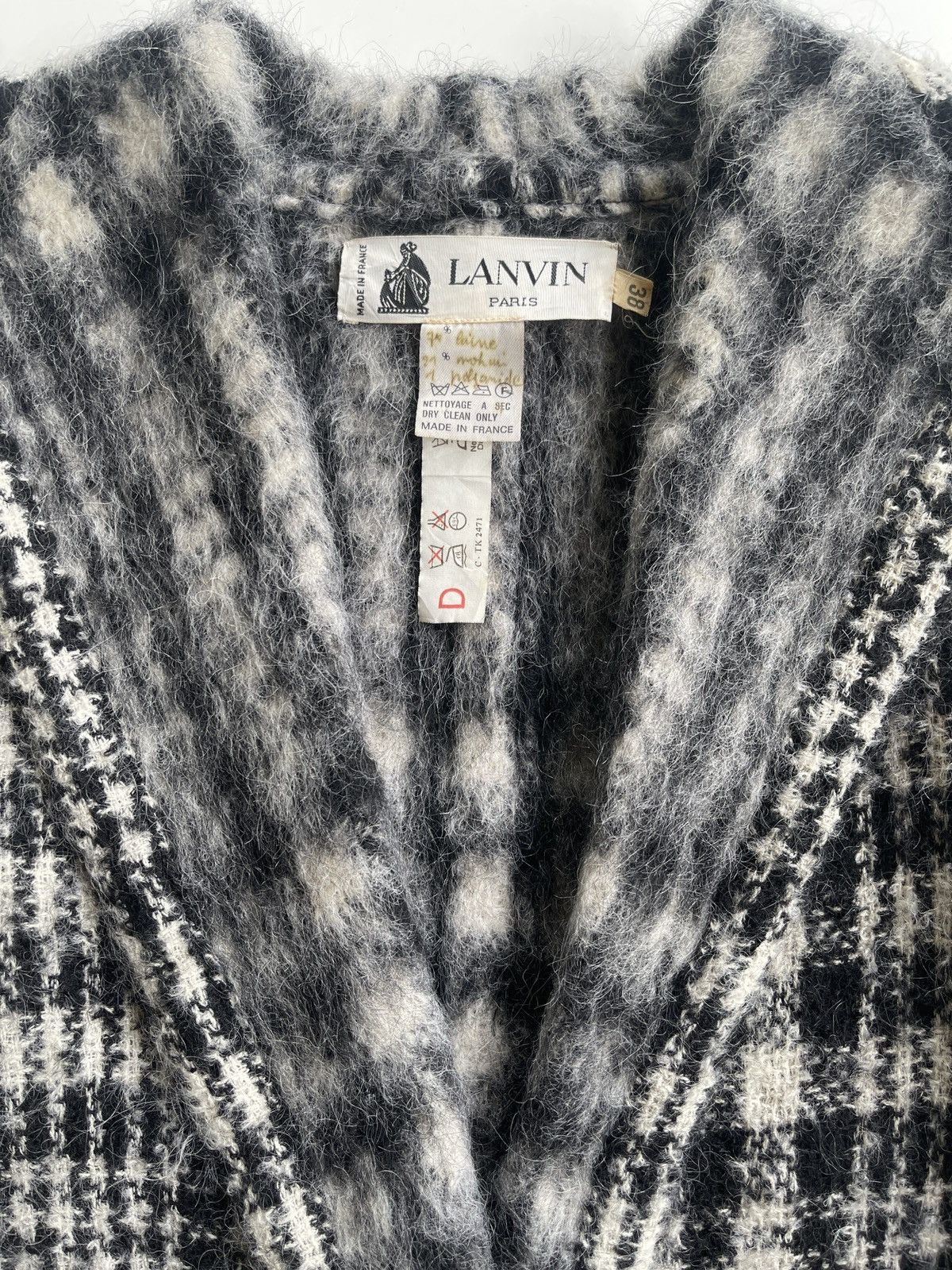 Lanvin Lanvin Mohair Luxury Coat Size S / US 4 / IT 40 - 9 Thumbnail