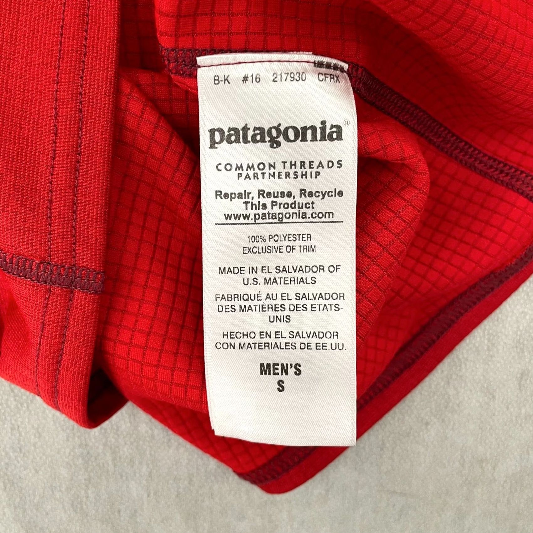 Patagonia Patagonia Pullover Mens Small Red Capilene Midweight Base Layer 1/4 Zip Zip Mock Neck Mockneck Zipper Logo Size US S / EU 44-46 / 1 - 6 Thumbnail