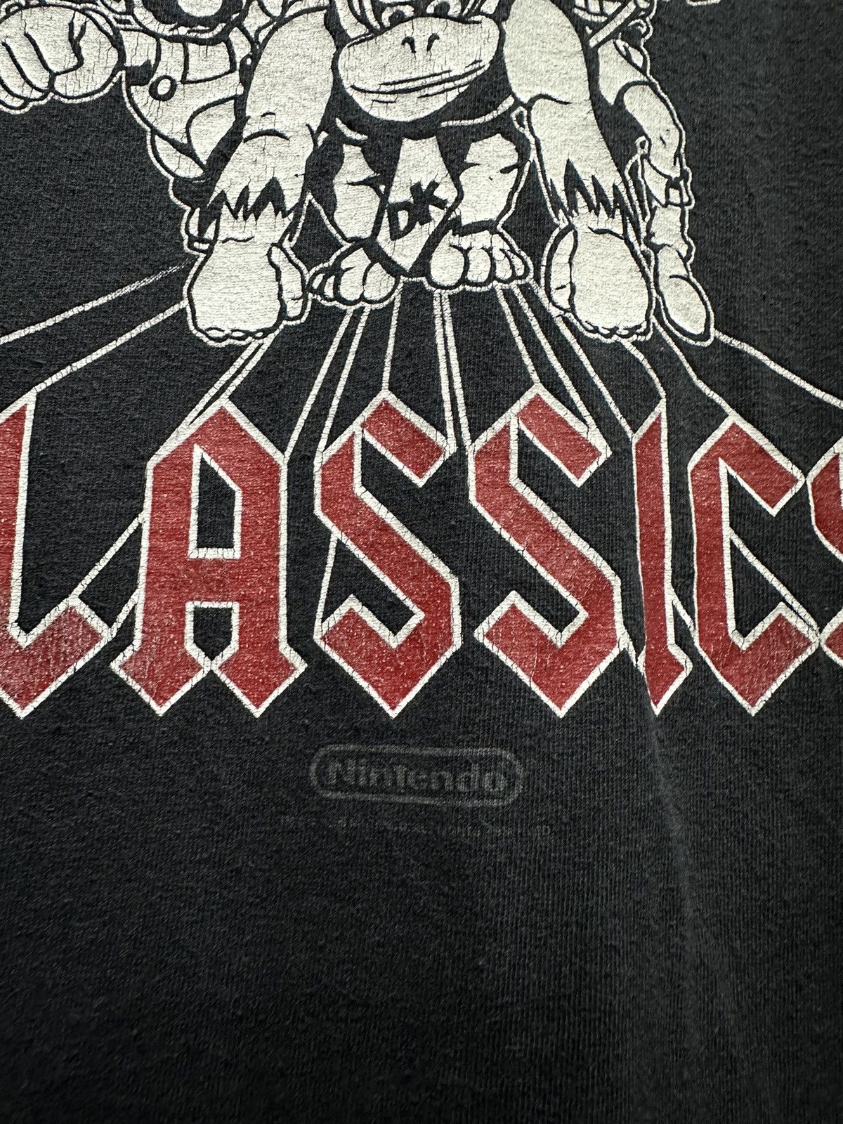 Nintendo × Optic Gaming × Vintage Vintage Nintendo Rock The Classics Faded Tee Size US M / EU 48-50 / 2 - 3 Thumbnail