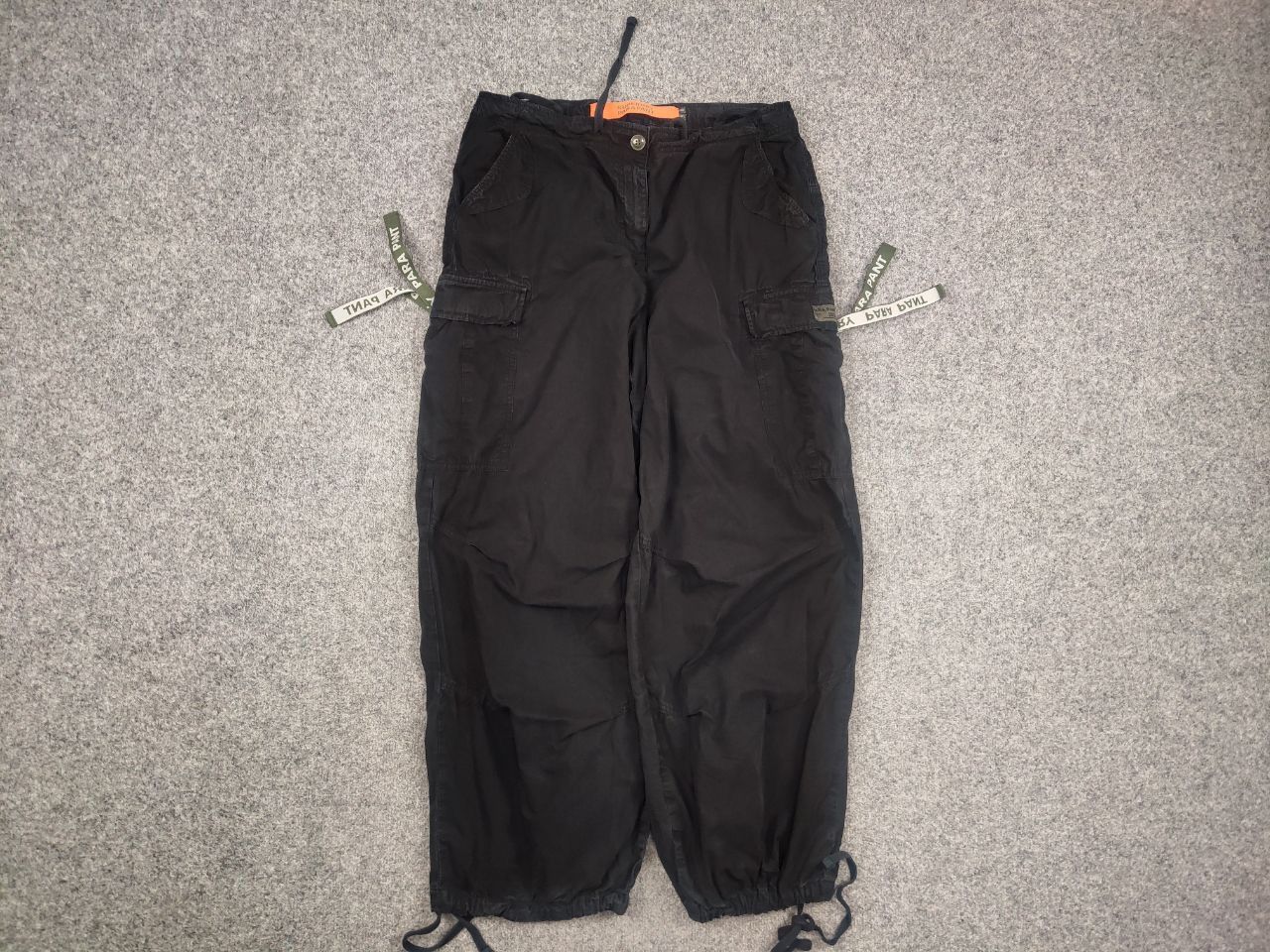 Superdry Superdry Parachute Cargo Black Baggy Pants Vintage Style Size US 32 / EU 48 - 7 Thumbnail