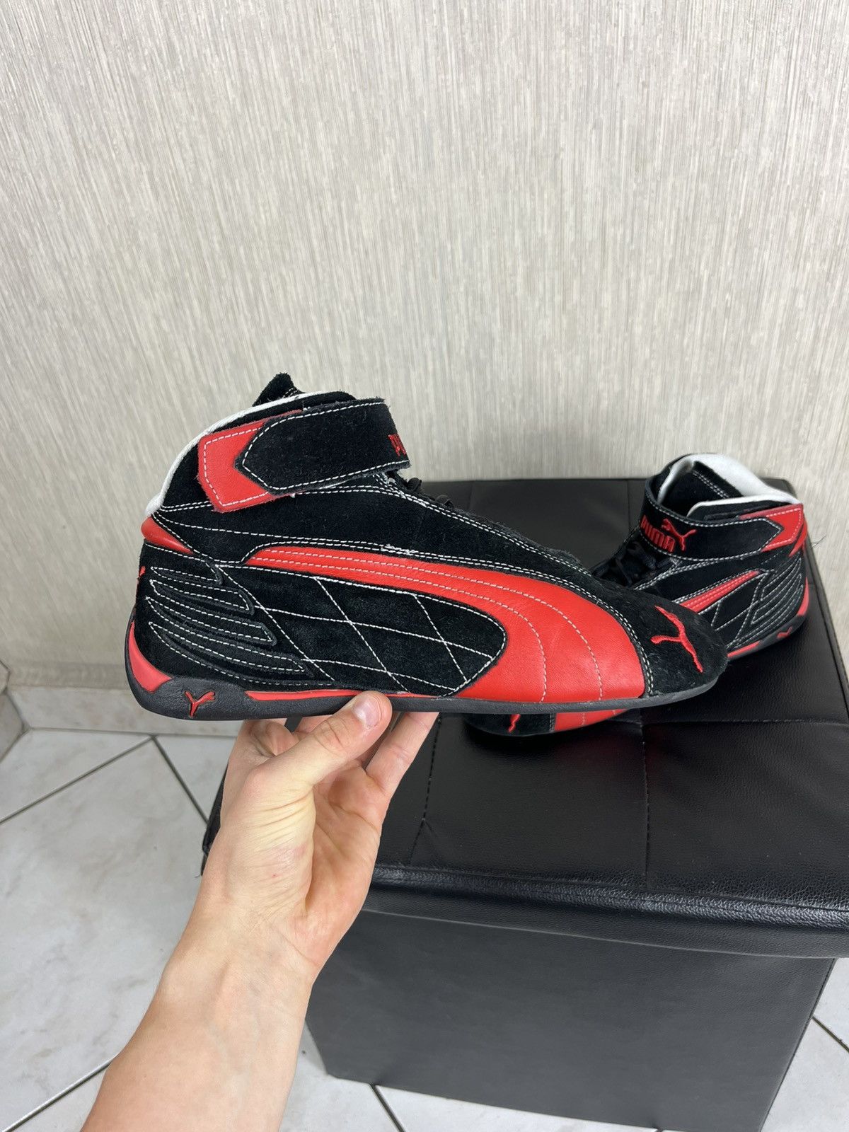Puma × Vintage Vintage Puma y2k speed cat high racing ferrari sneaker shoes Size US 7.5 / EU 40-41 - 4 Thumbnail